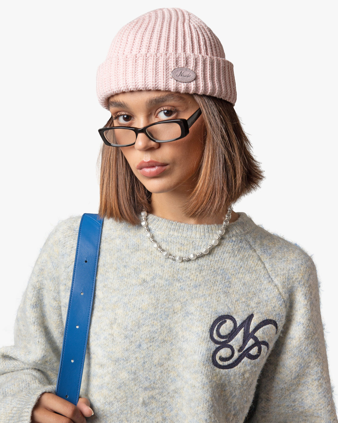 FISHERMAN LAUREL BEANIE PINK