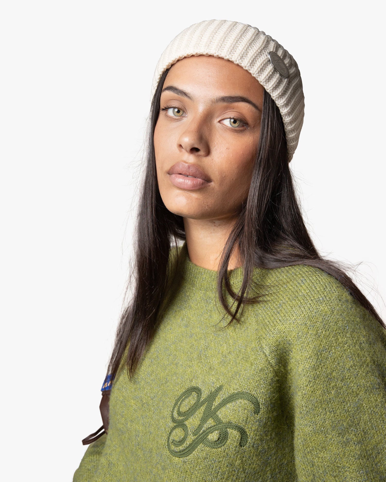 FISHERMAN LAUREL BEANIE IVORY