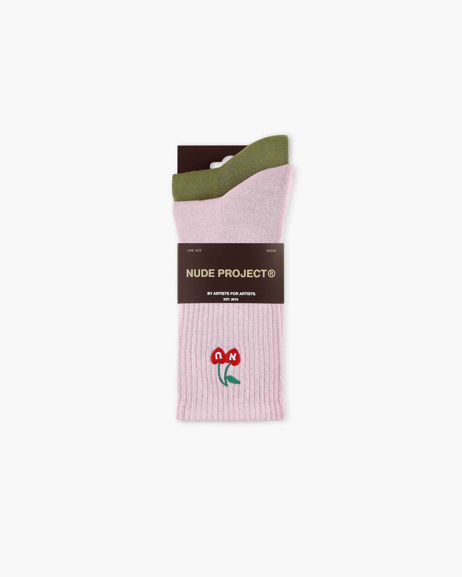 DREAMS SOCKS PINK/ GREEN 2XPACK