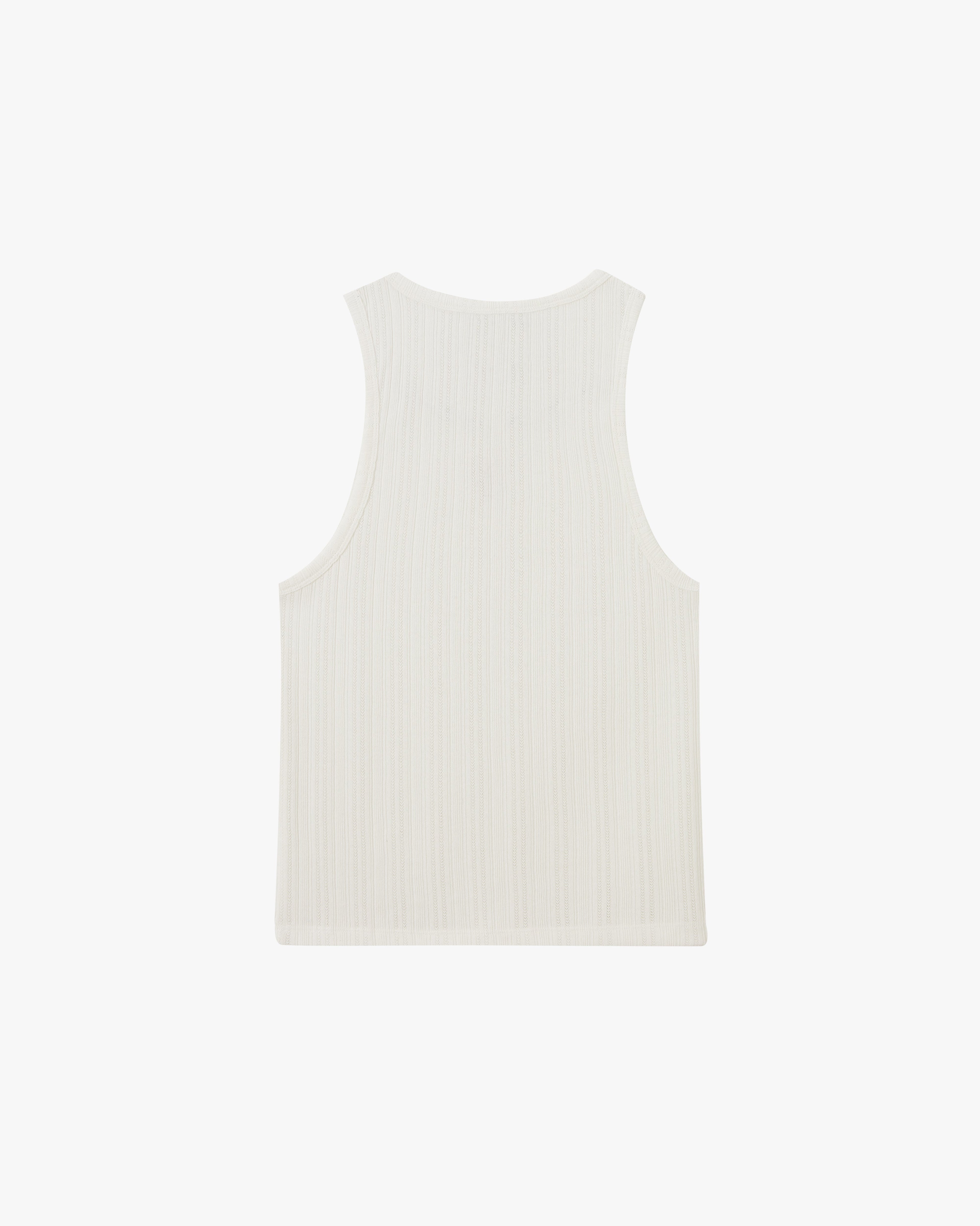 CUT&amp;SEW PLAYBOY TANK TOP OFF-WHITE