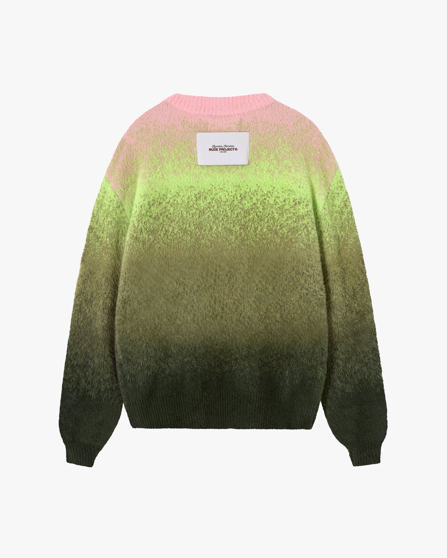 GRADIENT COZY SWEATER GREEN