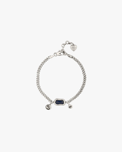 BLUE OCEAN BRACELET SILVER