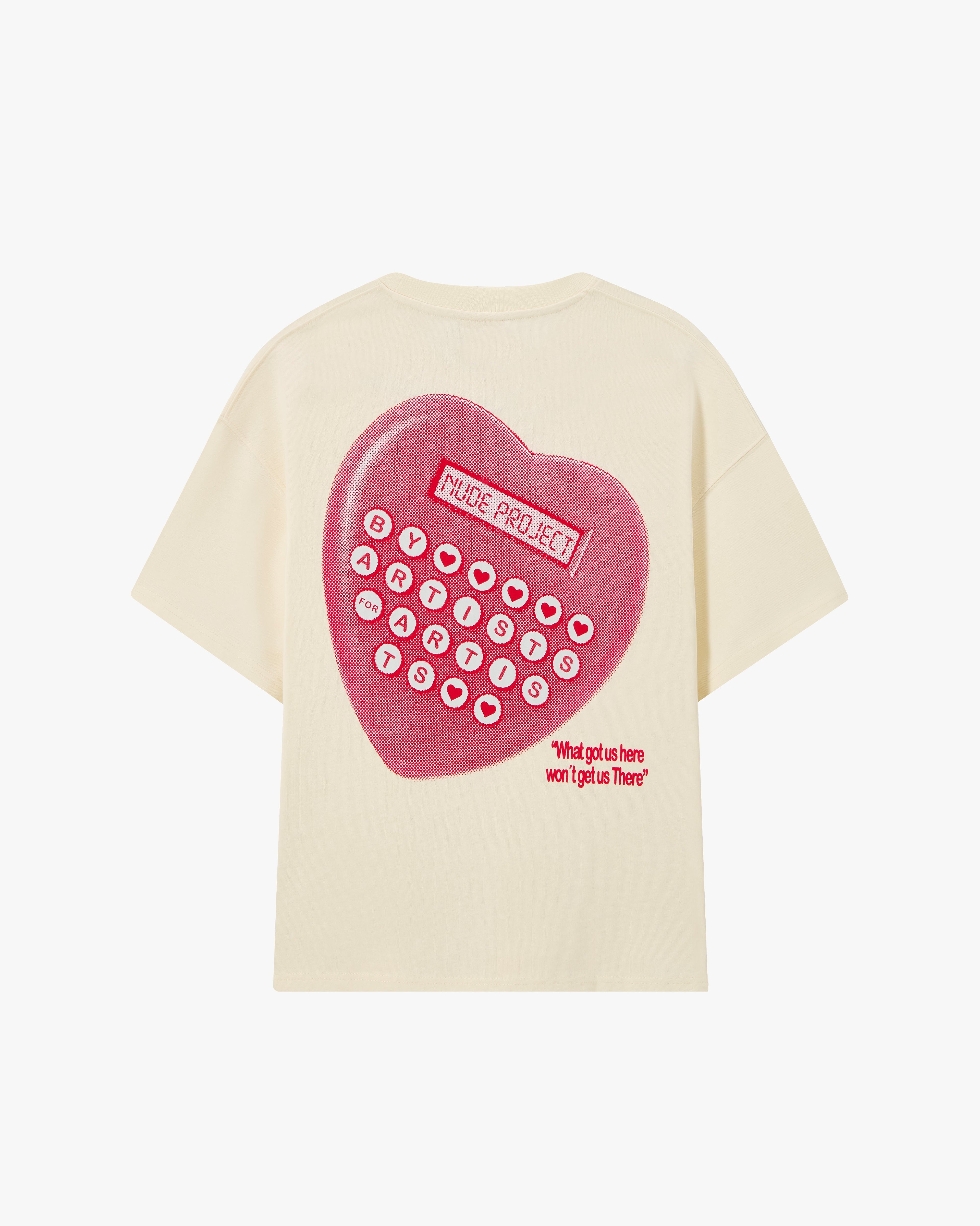 CALCULATOR TEE MARSHMALLOW