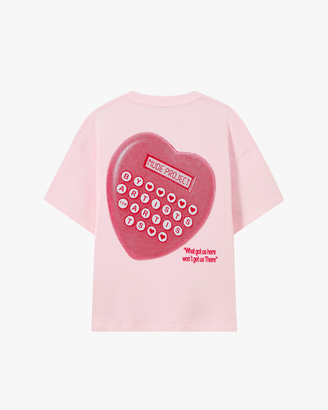 CALCULATOR TEE PINK