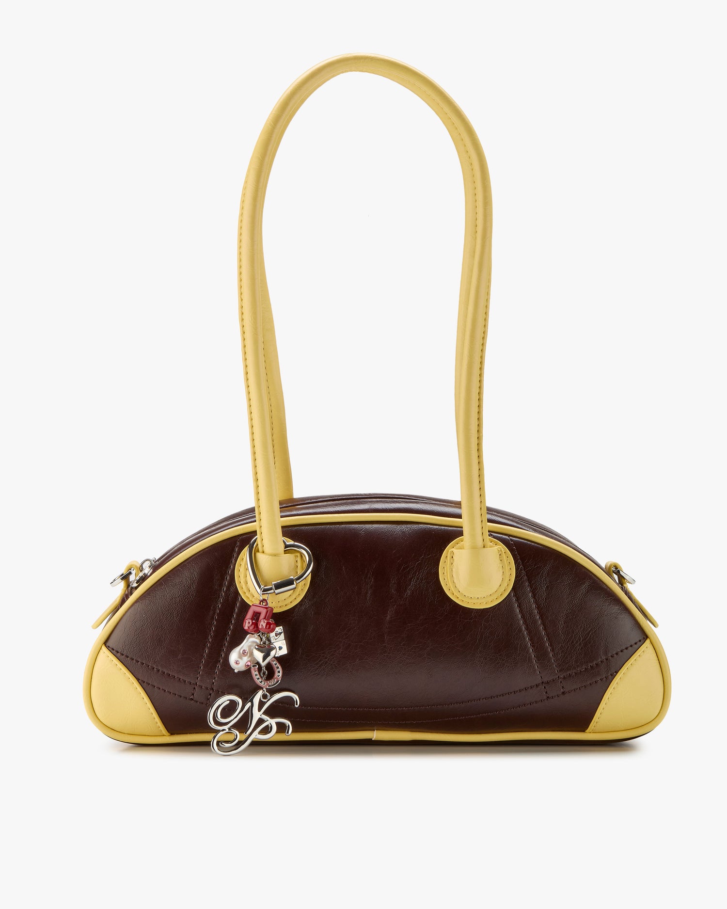 CHARM BOWLING BAG BROWN