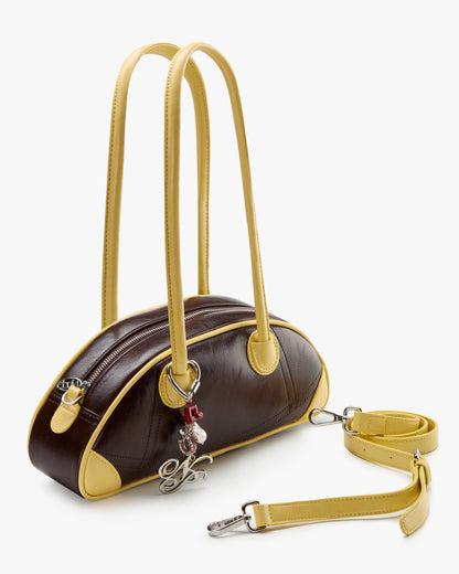 CHARM BOWLING BAG BROWN