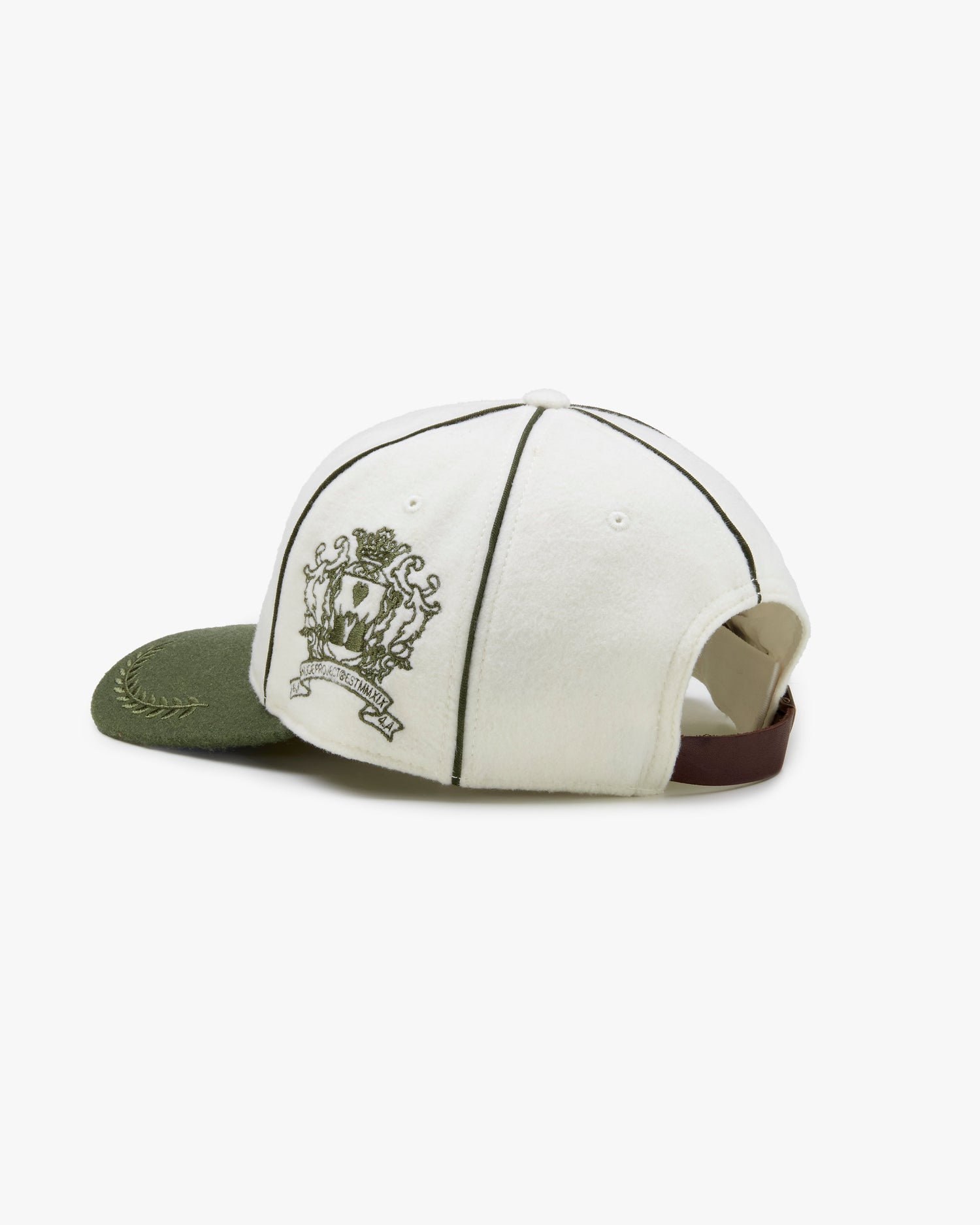 CHATEAU TEAM CAP WHITE-OLIVE