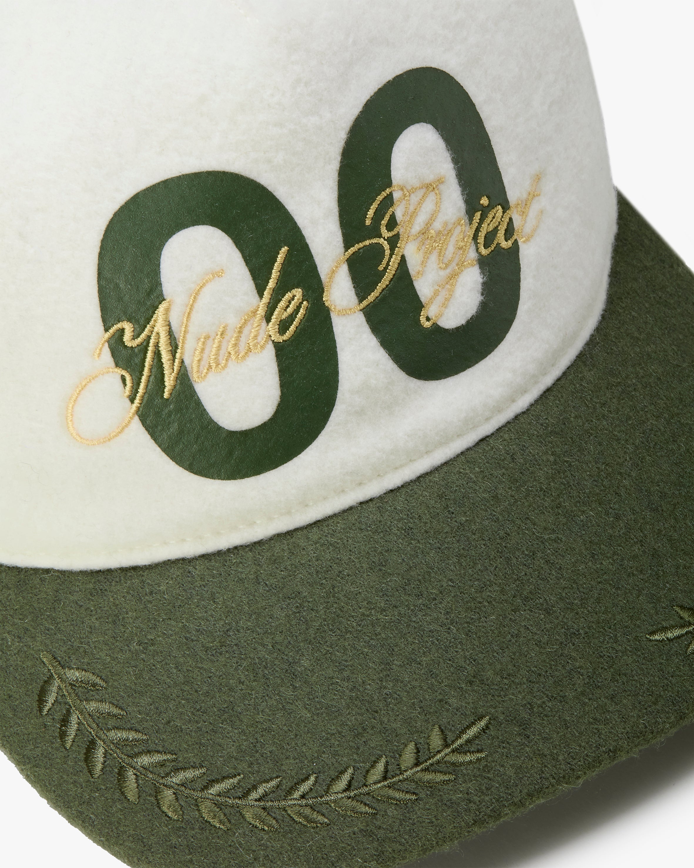 CHATEAU TEAM CAP WHITE-OLIVE