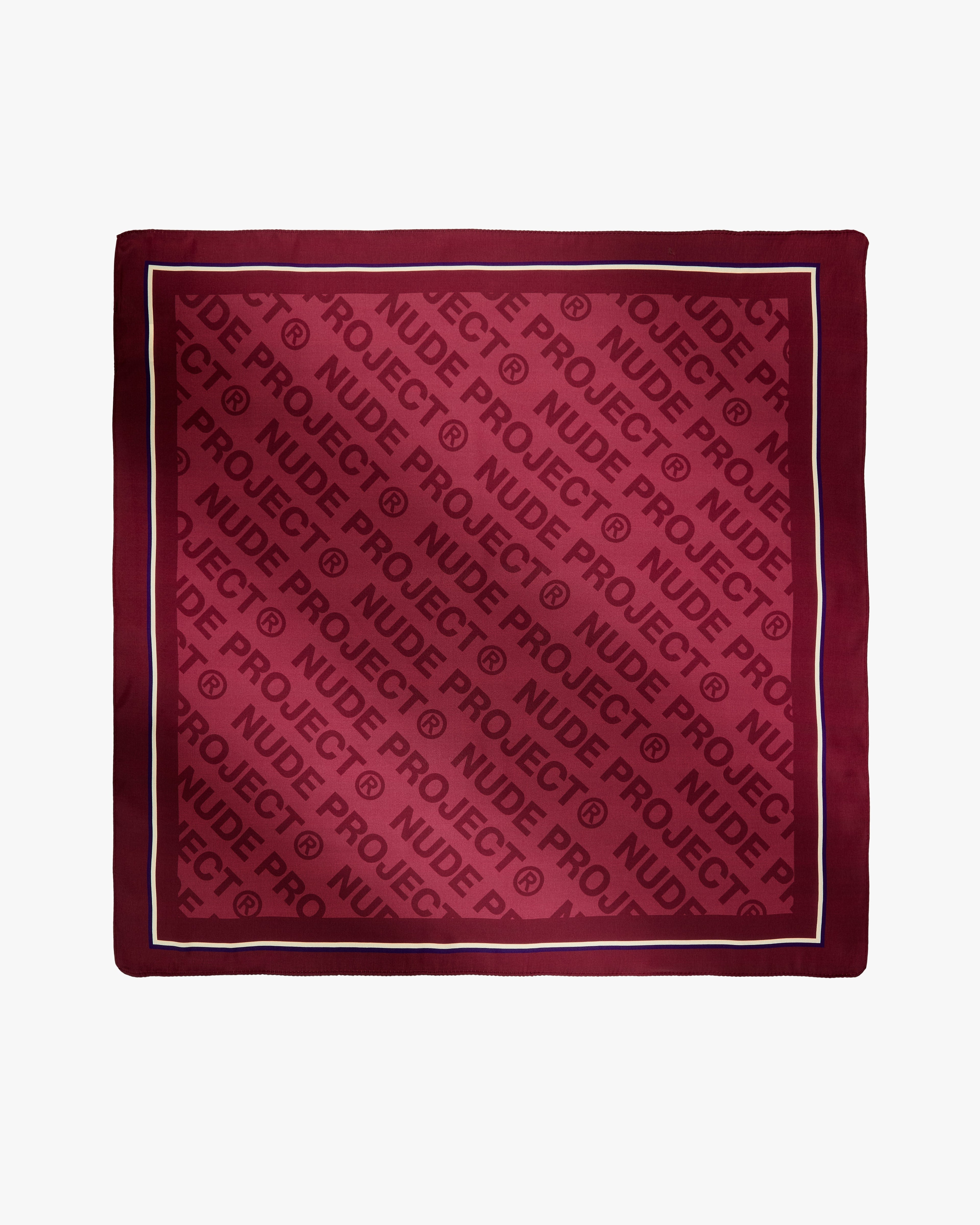 CLASSIC HANDKERCHIEF LOGO BURGUNDY