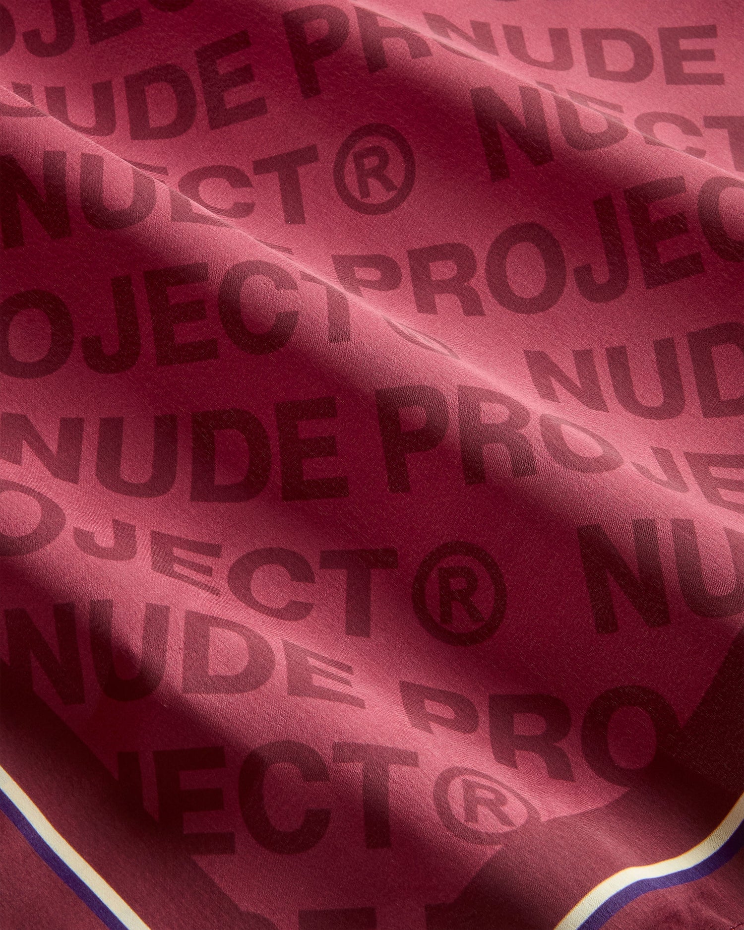 CLASSIC HANDKERCHIEF LOGO BURGUNDY