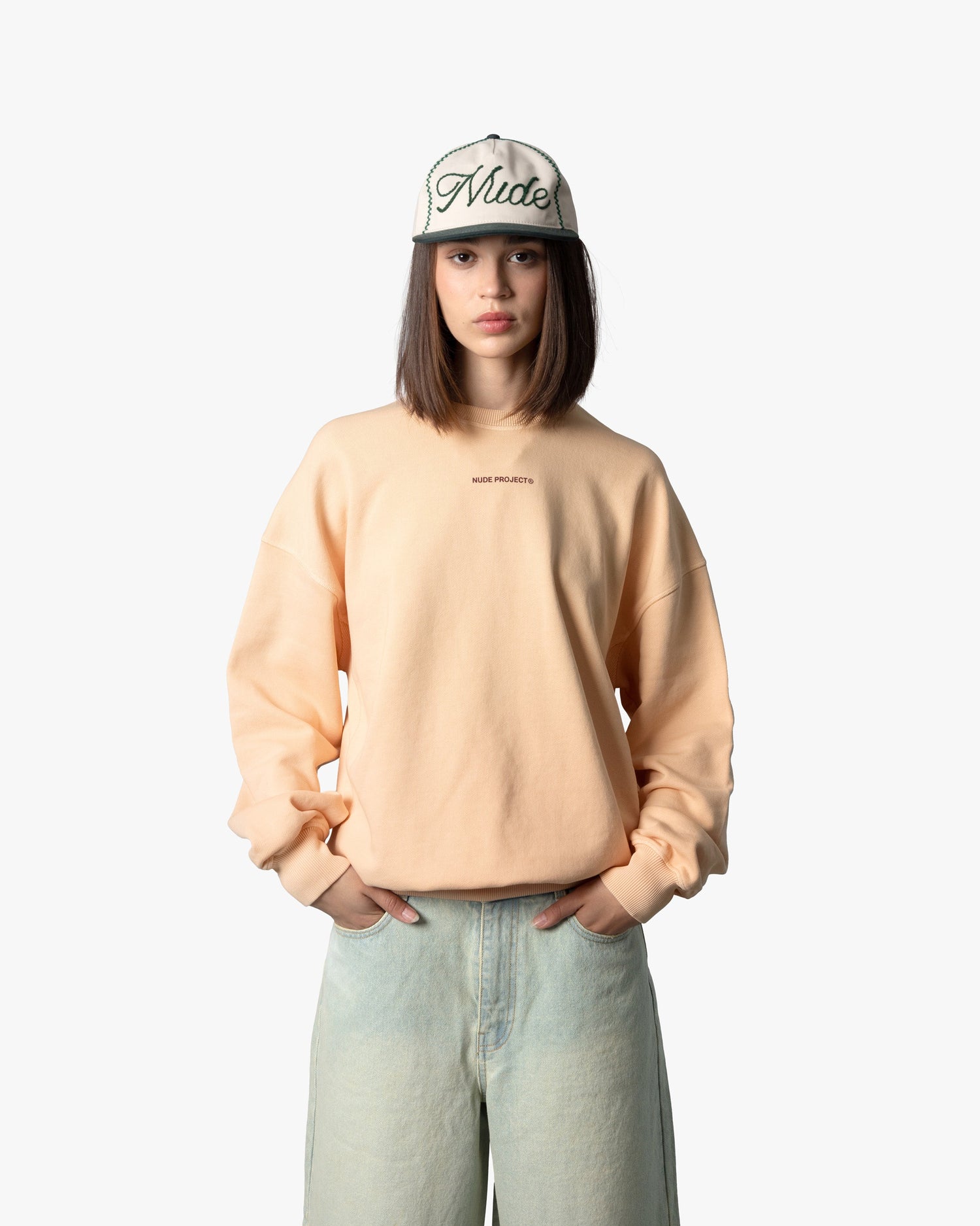 CULT*SWEATSHIRT DYED PEACH