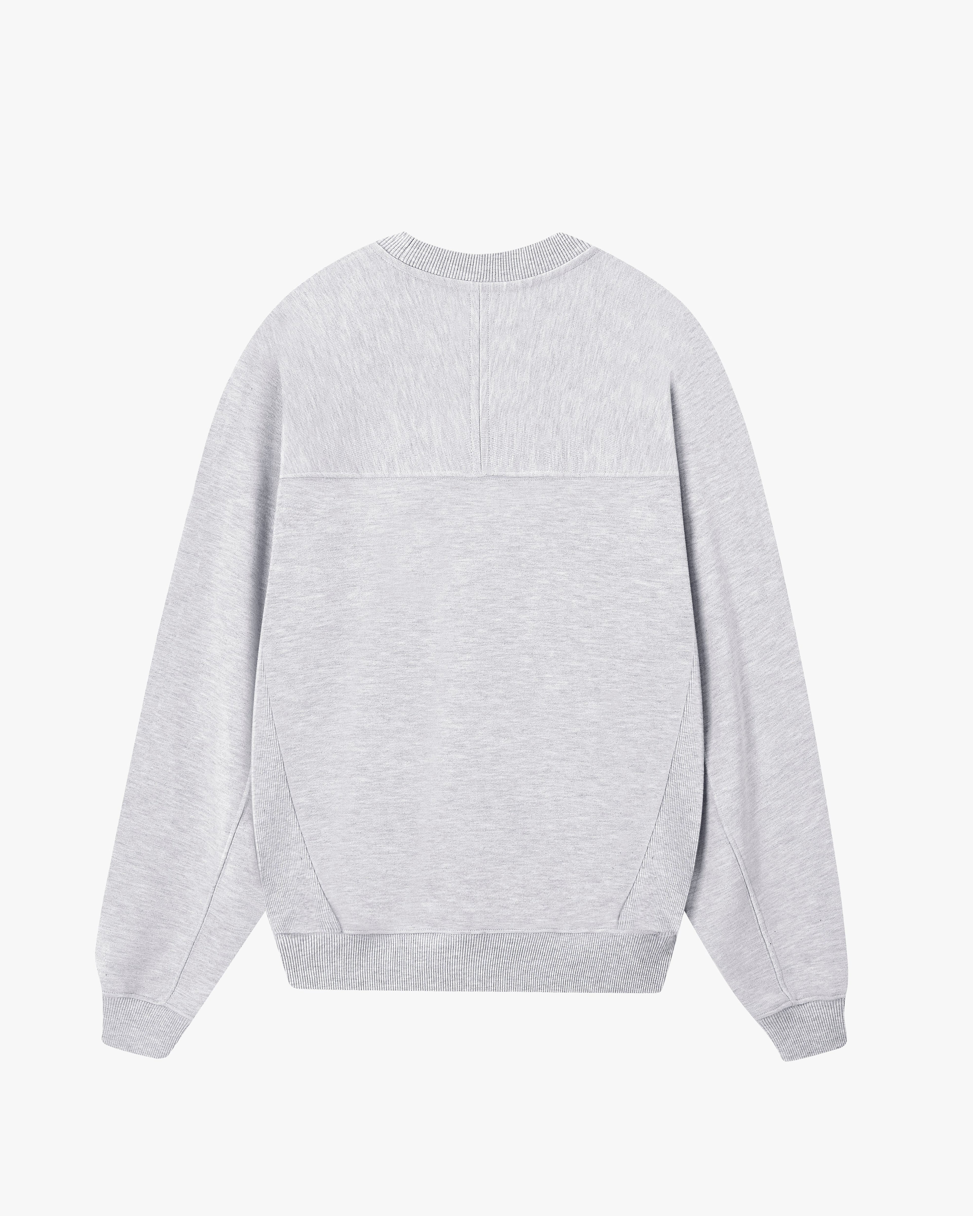 ESSENTIALS SWEATSHIRT GREY MELANGE