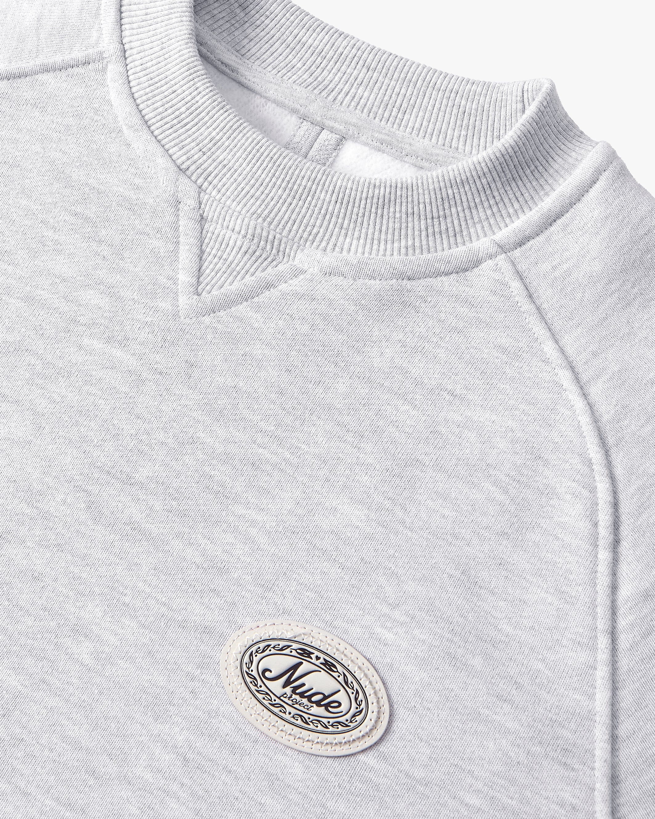 ESSENTIALS SWEATSHIRT GREY MELANGE