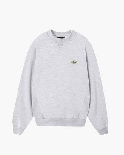 ESSENTIALS SWEATSHIRT GREY MELANGE