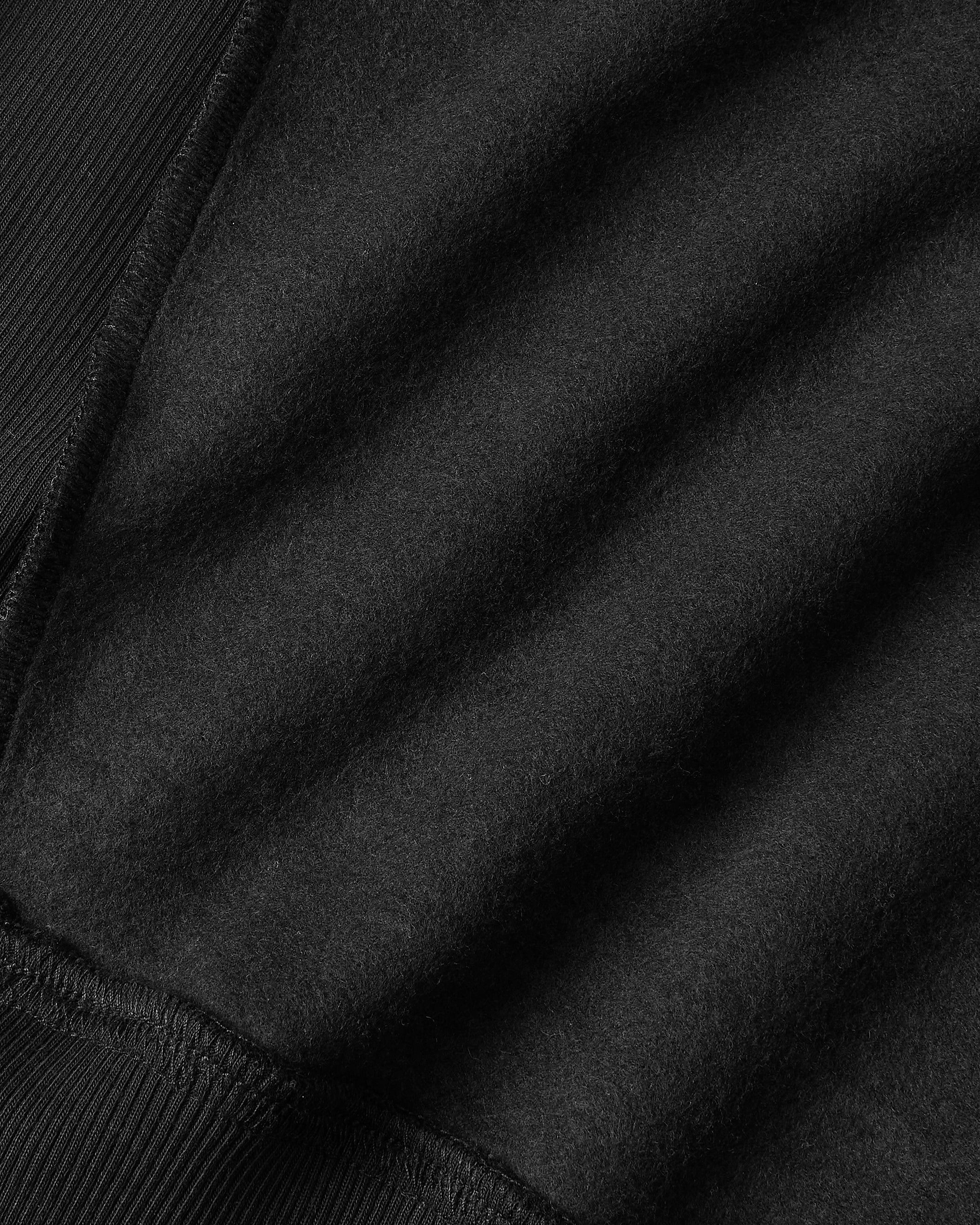 ESSENTIALS ZIP-UP HOODIE BLACK