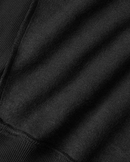 ESSENTIALS ZIP-UP HOODIE BLACK