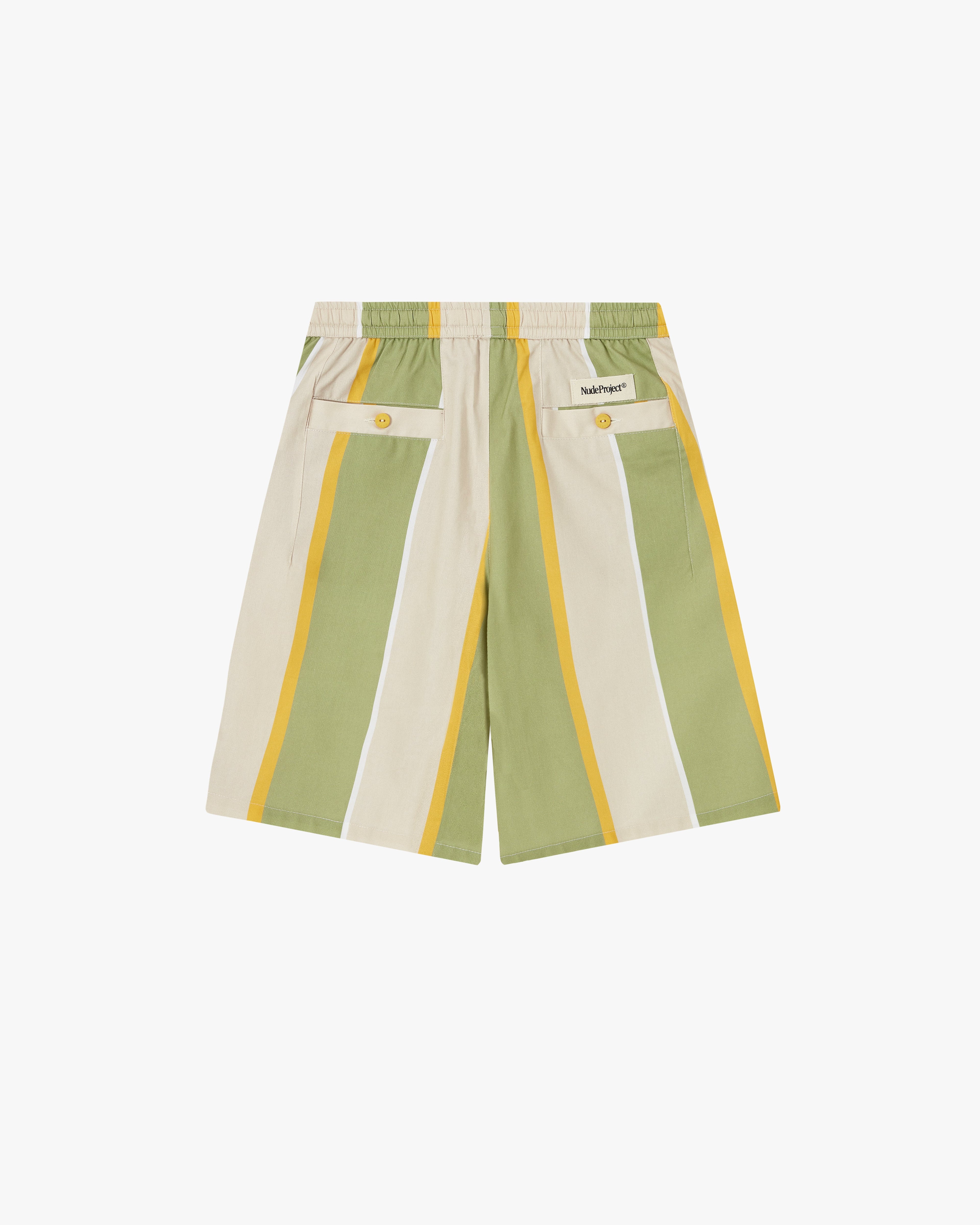 ESVEDRA SHORTS BEIGE/GREEN