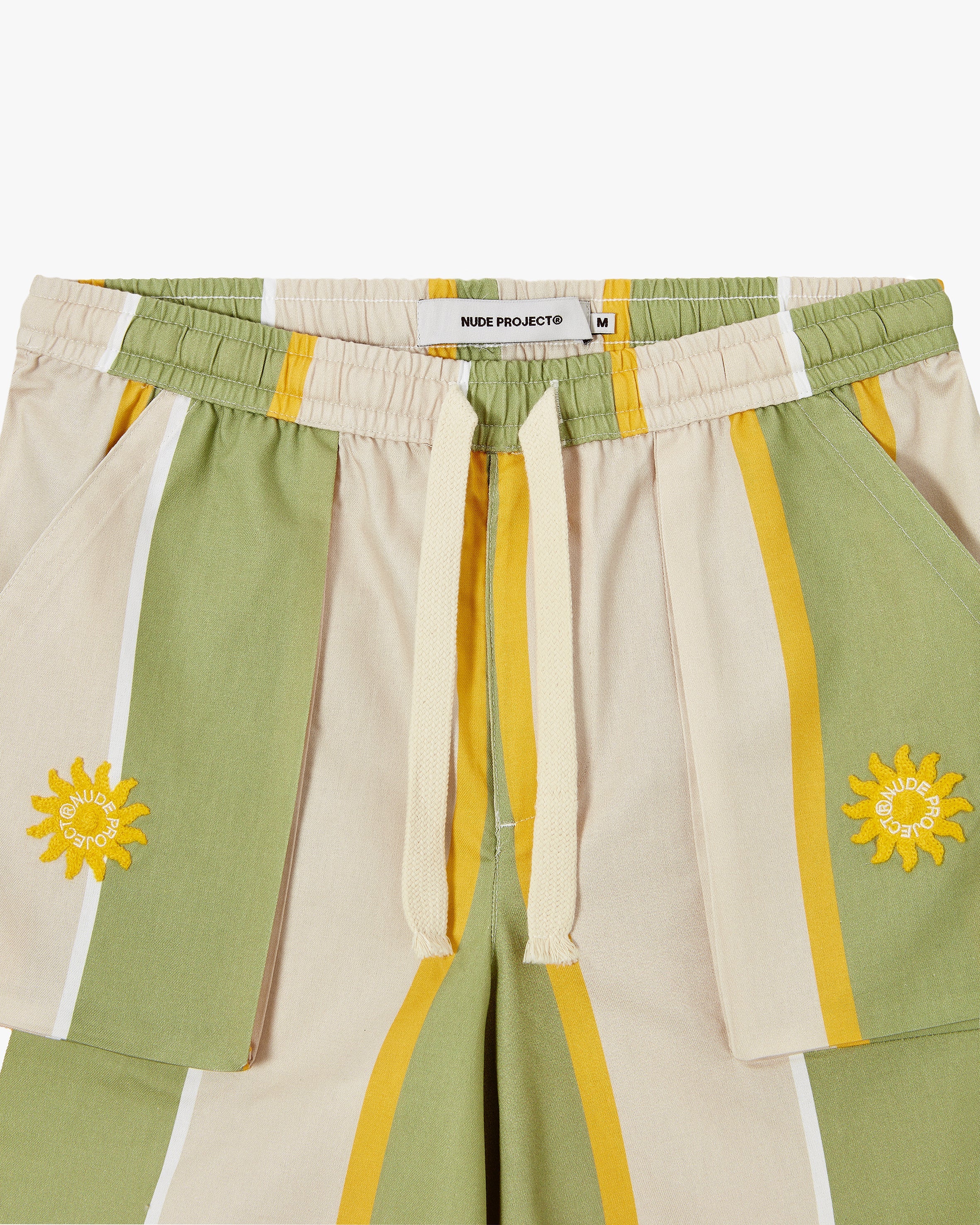 ESVEDRA SHORTS BEIGE/GREEN