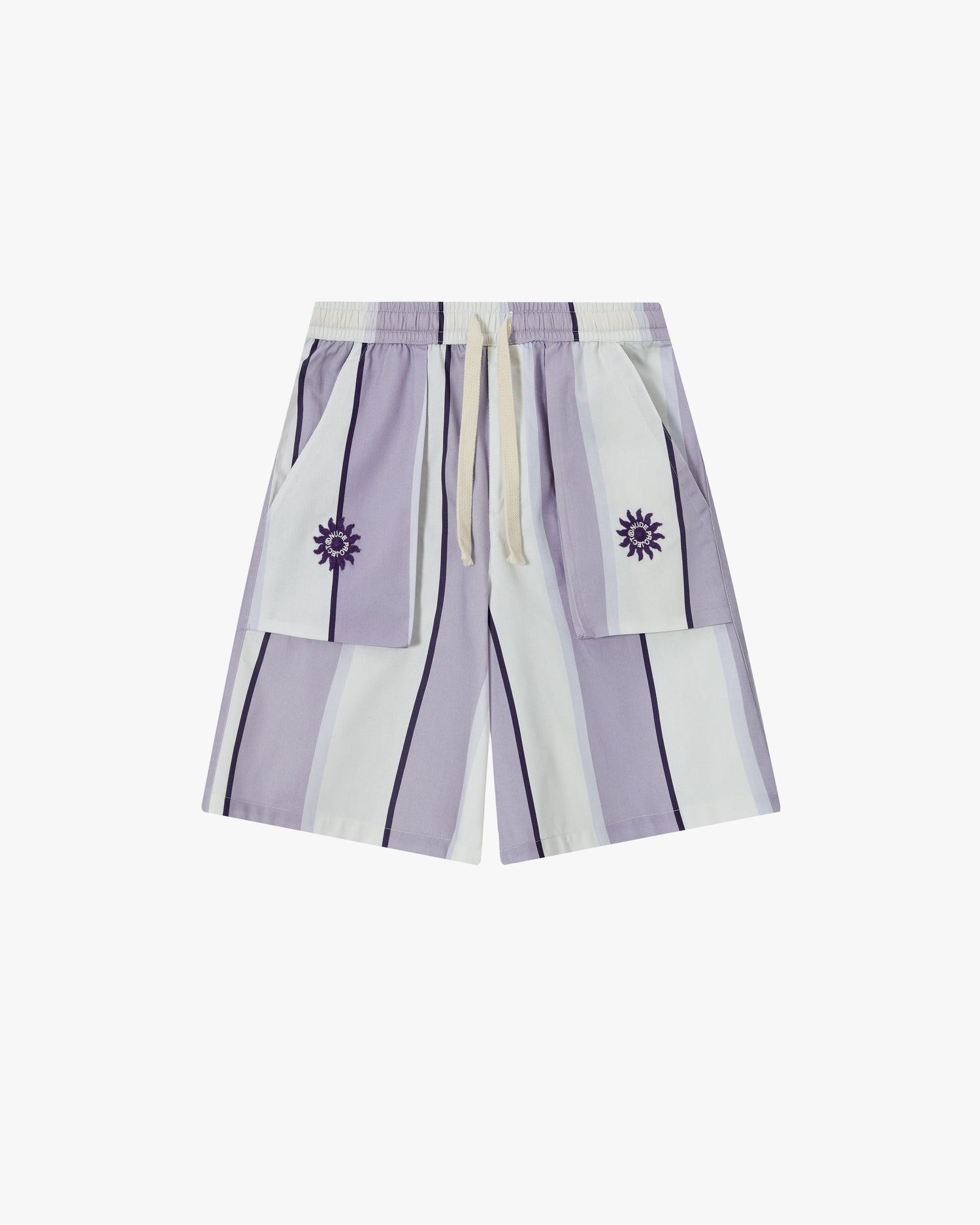 ESVEDRA SHORTS WHITE/PURPLE