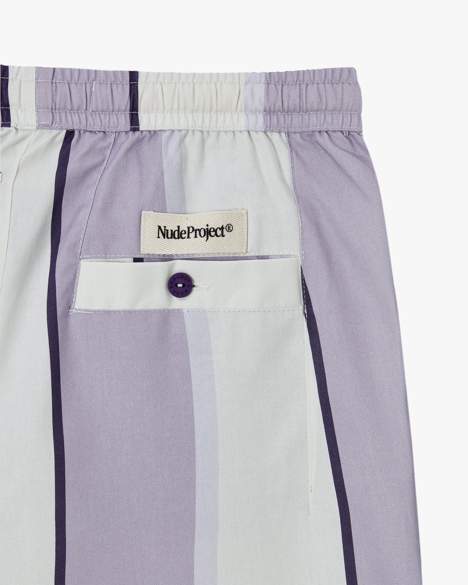 ESVEDRA SHORTS WHITE/PURPLE