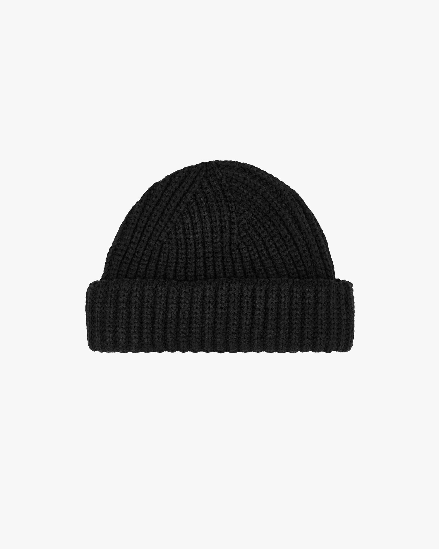 FISHERMAN LAUREL BEANIE BLACK