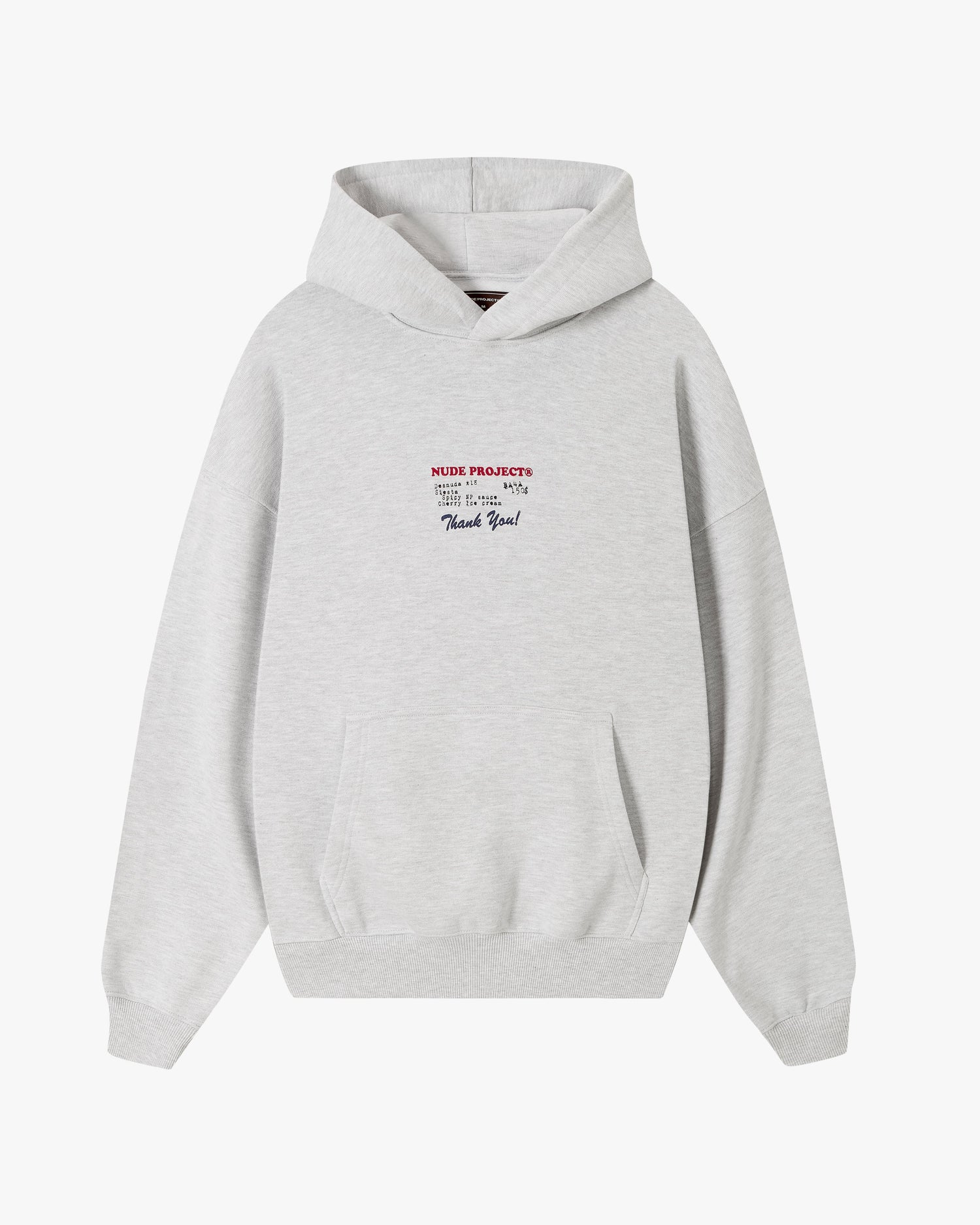 FUCK NORMAL HOODIE GREY MELANGE