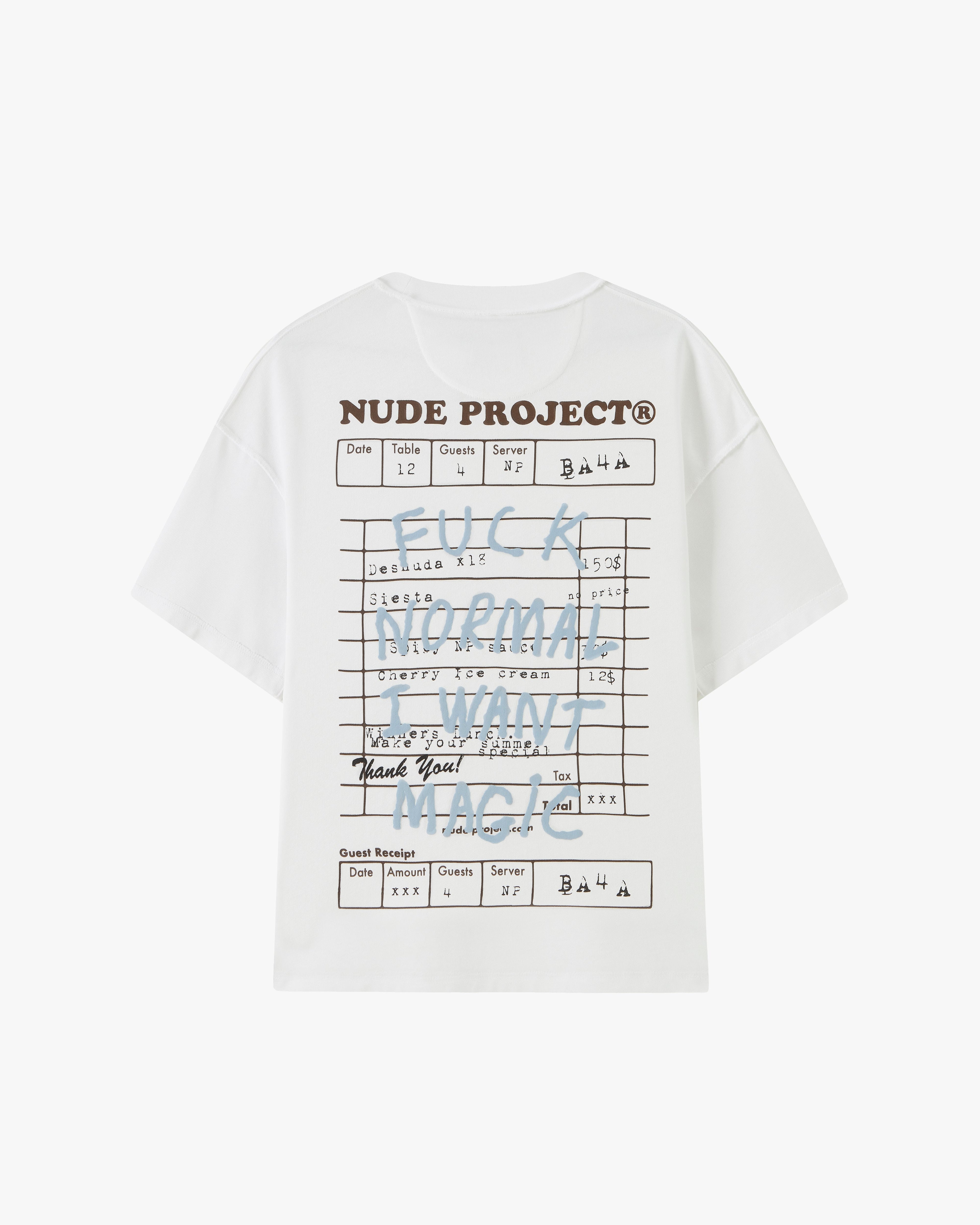 FUCK NORMAL TEE WHITE