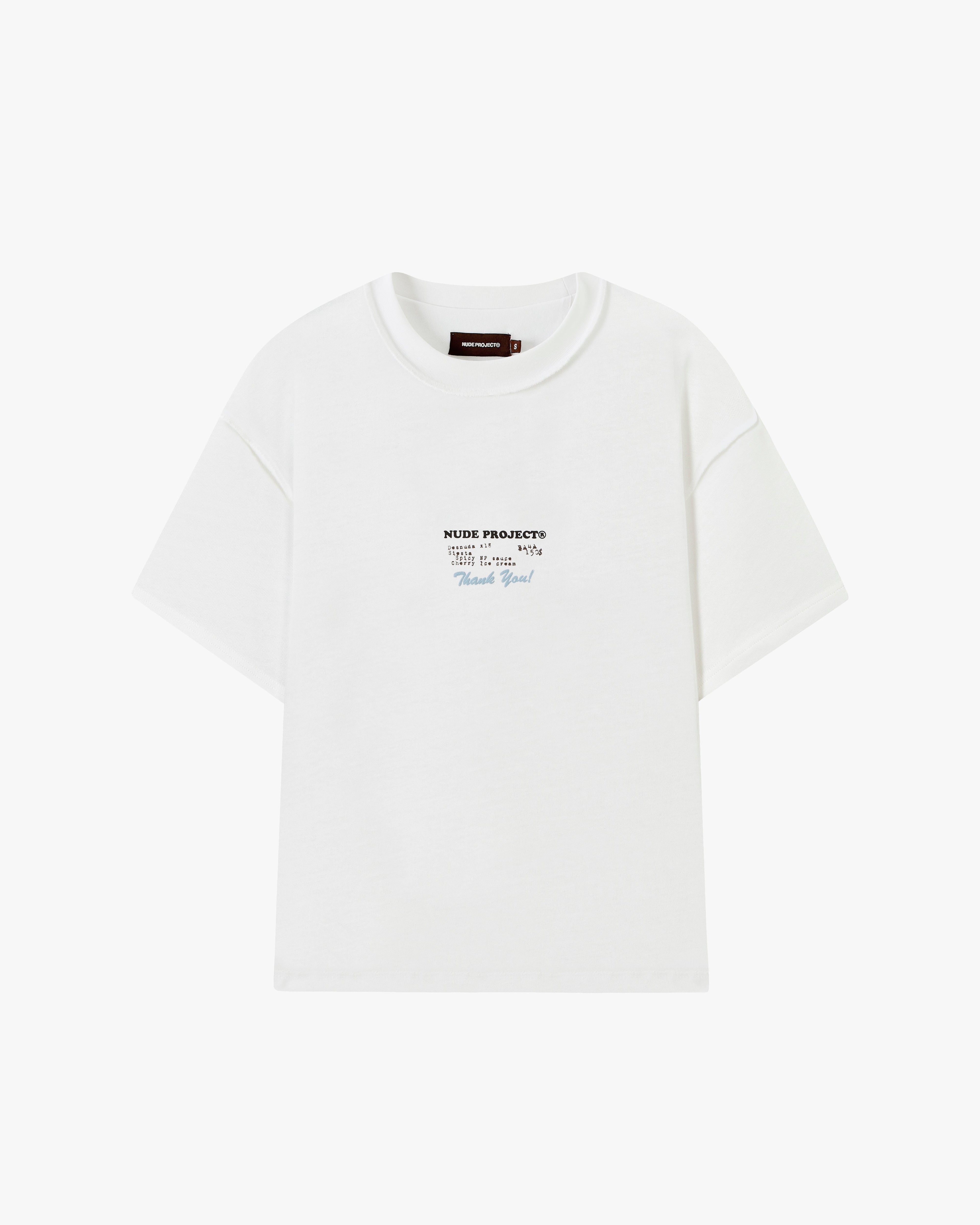 FUCK NORMAL TEE WHITE