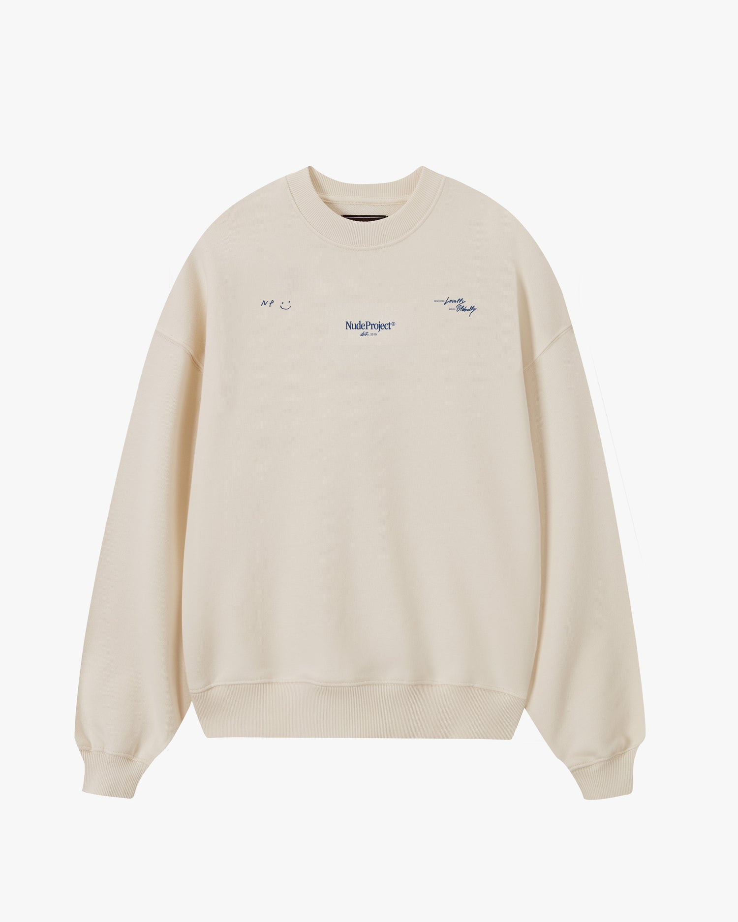 GLOBAL SOON SWEATSHIRT MARSHMALLOW