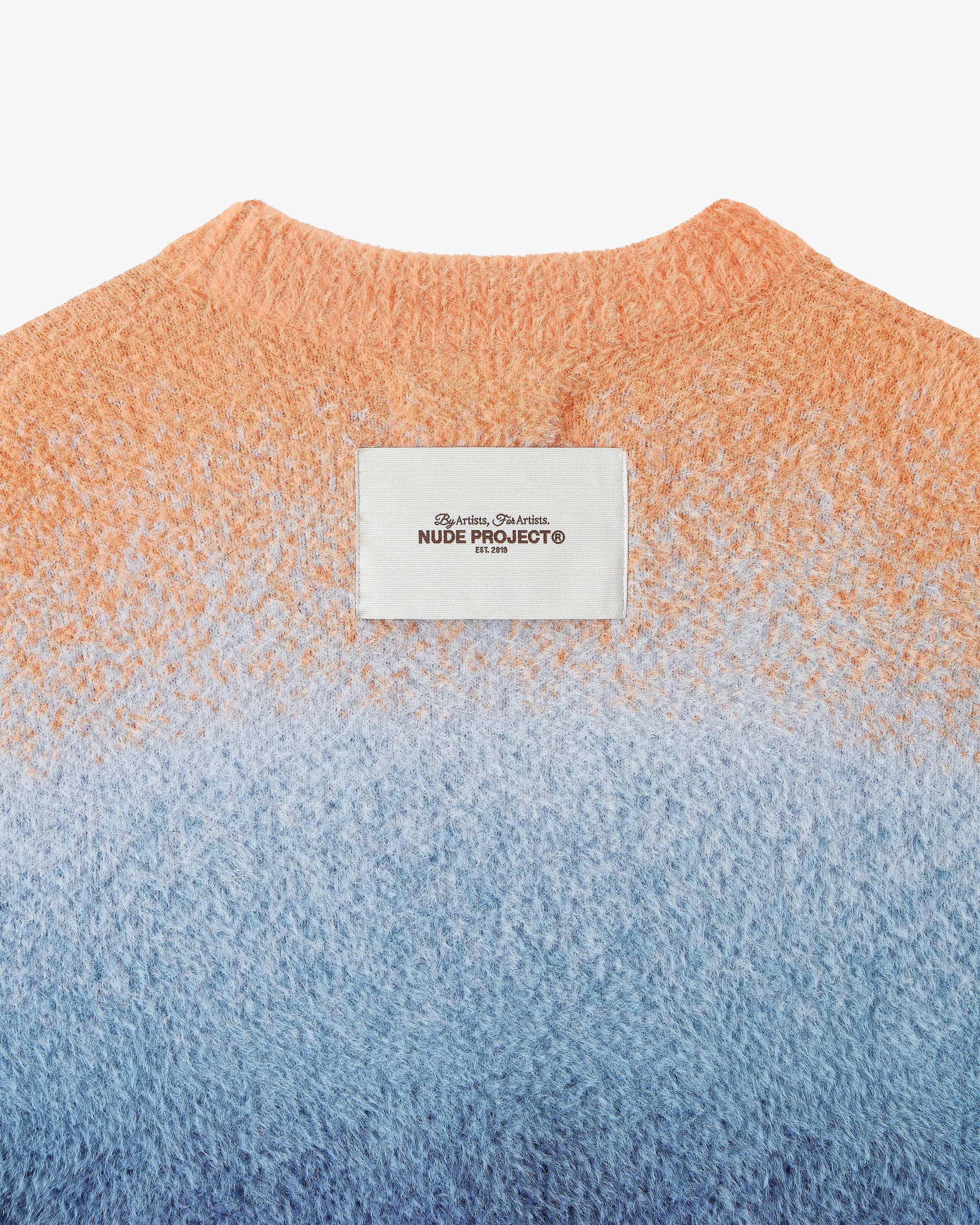 GRADIENT COZY SWEATER ORANGE