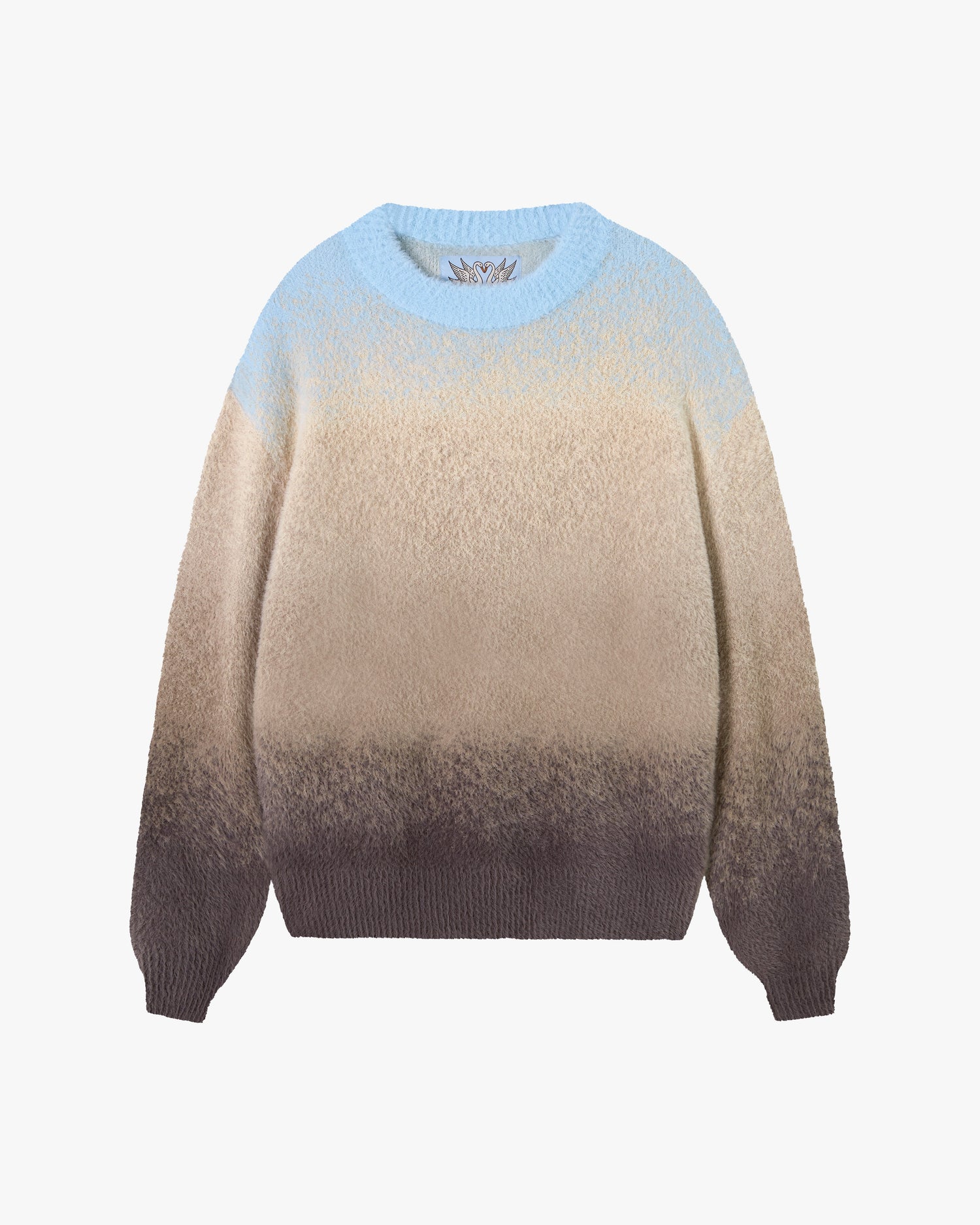 GRADIENT COZY SWEATER BABY BLUE