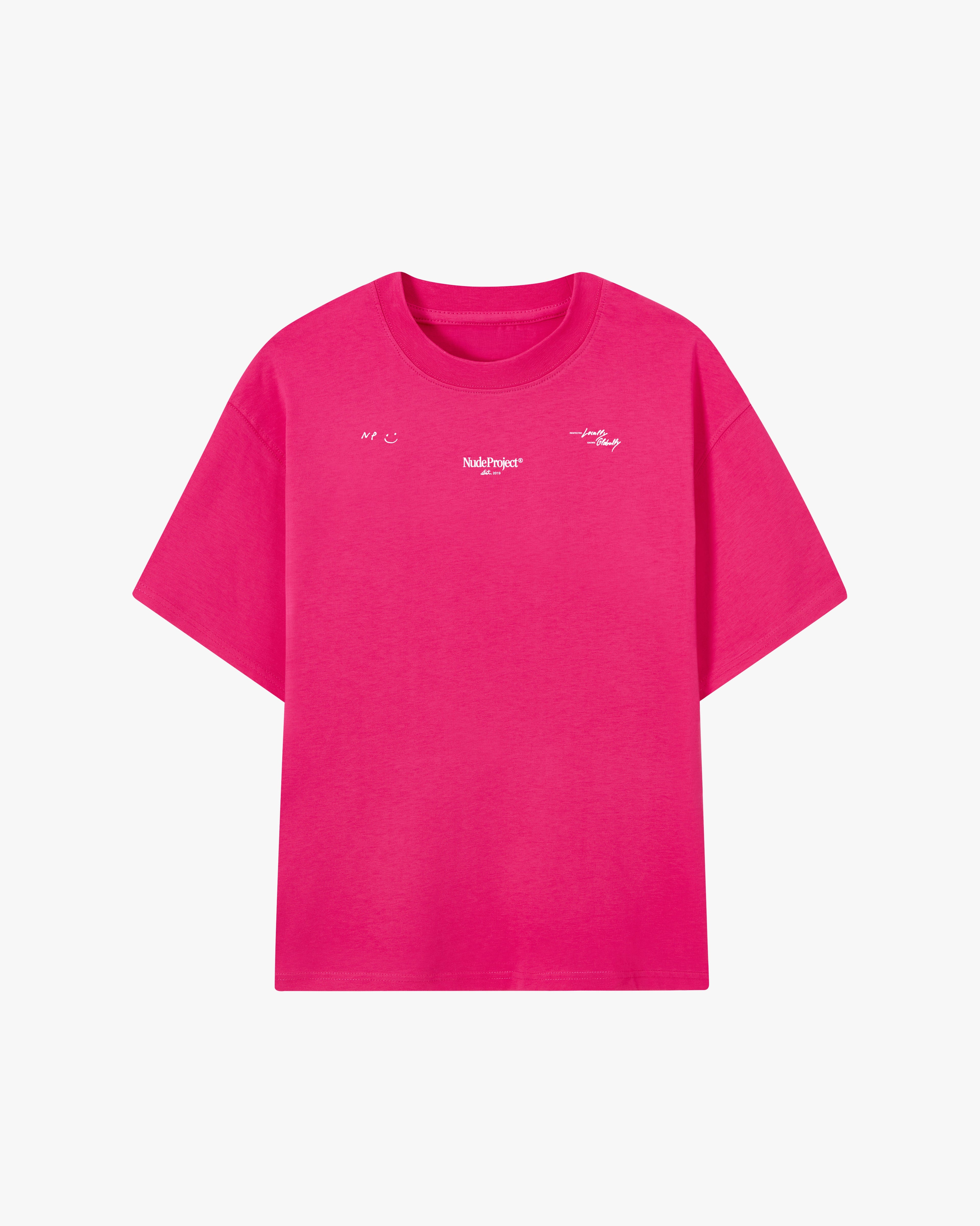 GLOBAL SOON TEE RASPBERRY