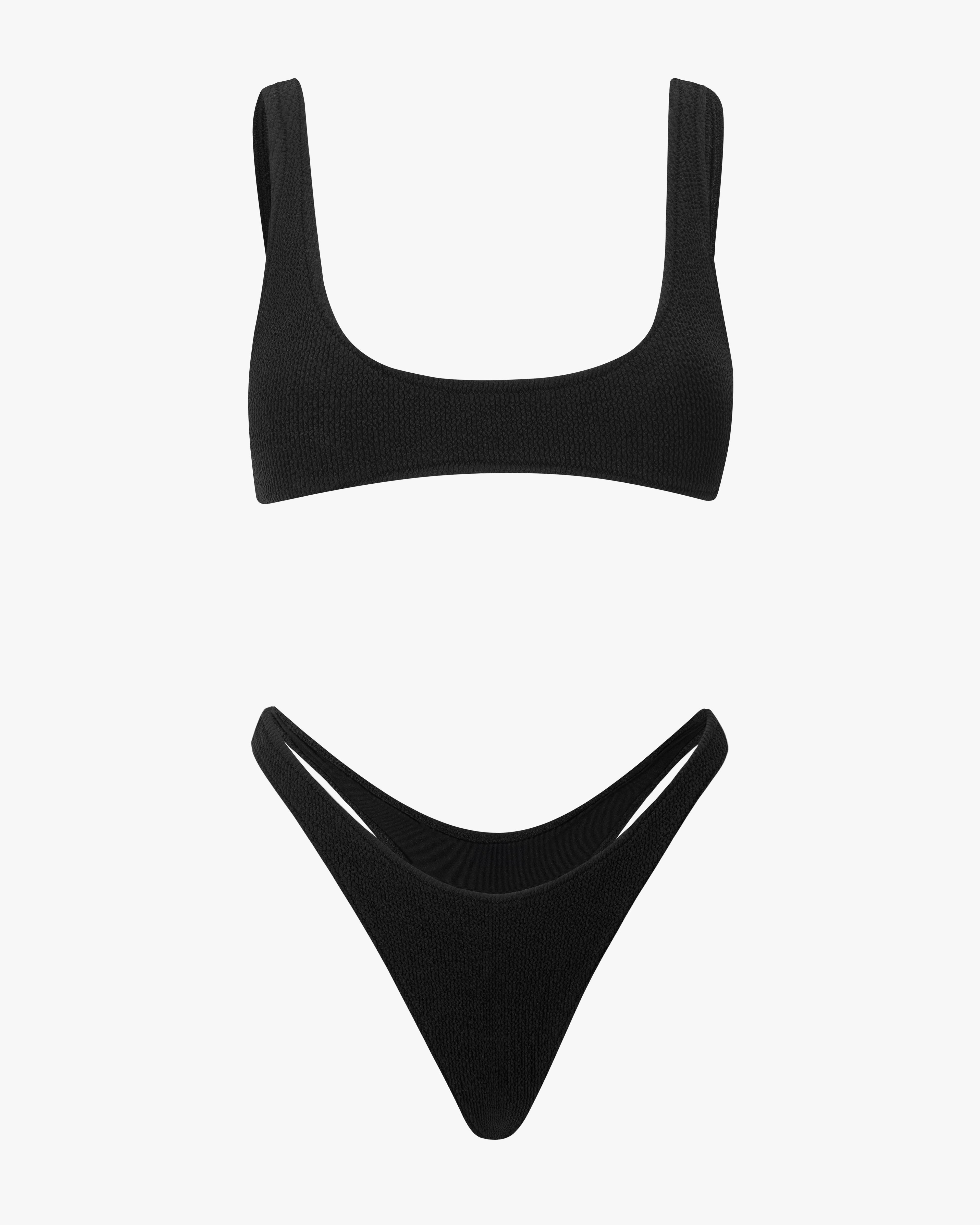 BRAVA BIKINI TOP BLACK