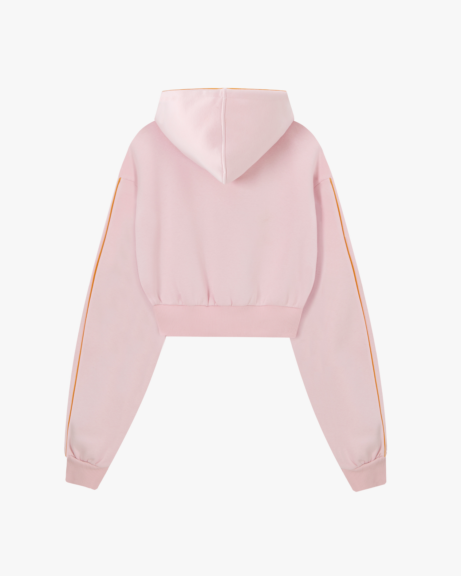 VARSITY CROPPED HOODIE PINK