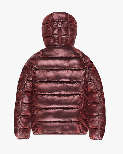 ICONIC PUFFER JACKET BURGUNDY