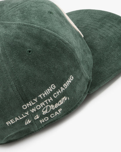 ICONIC SUEDE CAP GREEN