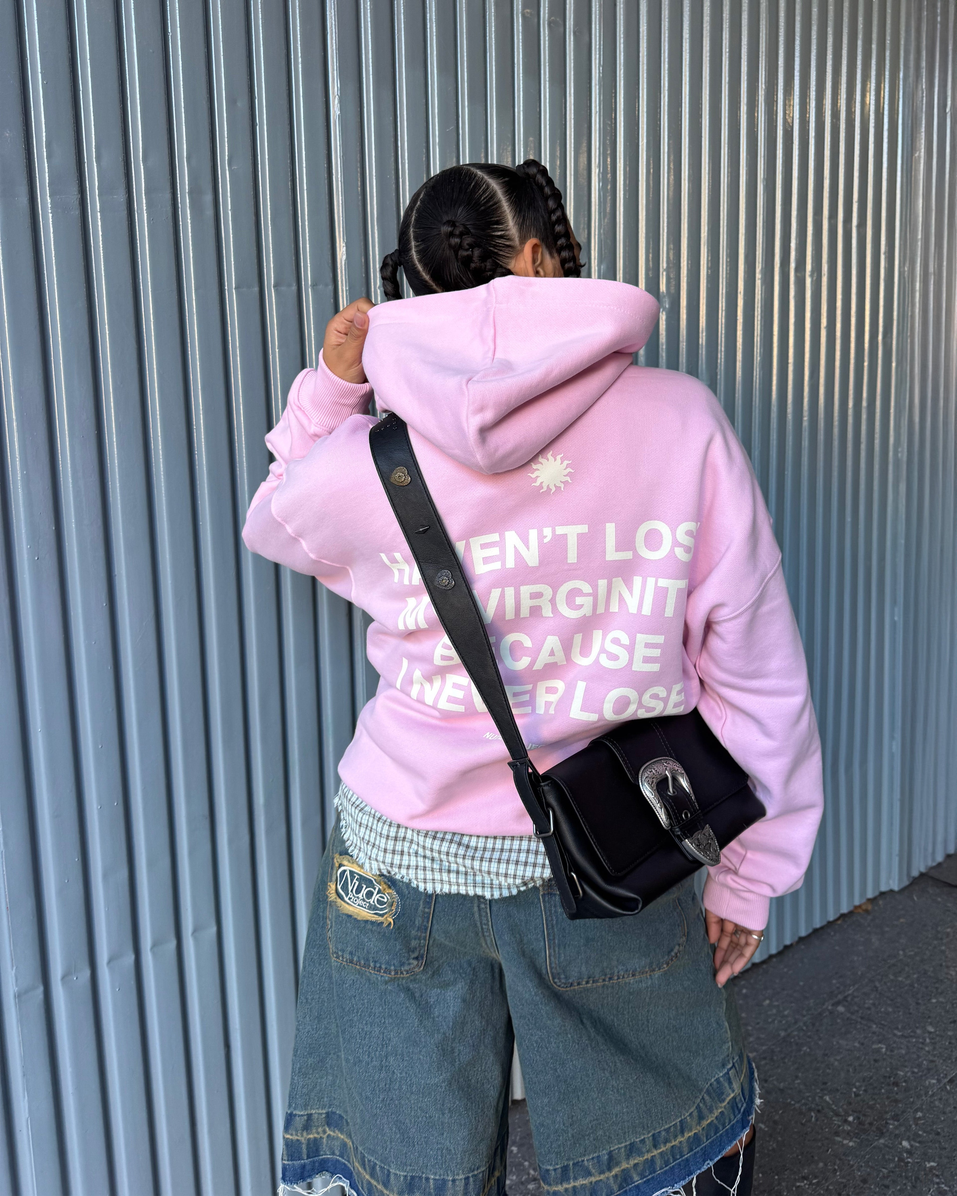 VIRGINITY HOODIE PINK