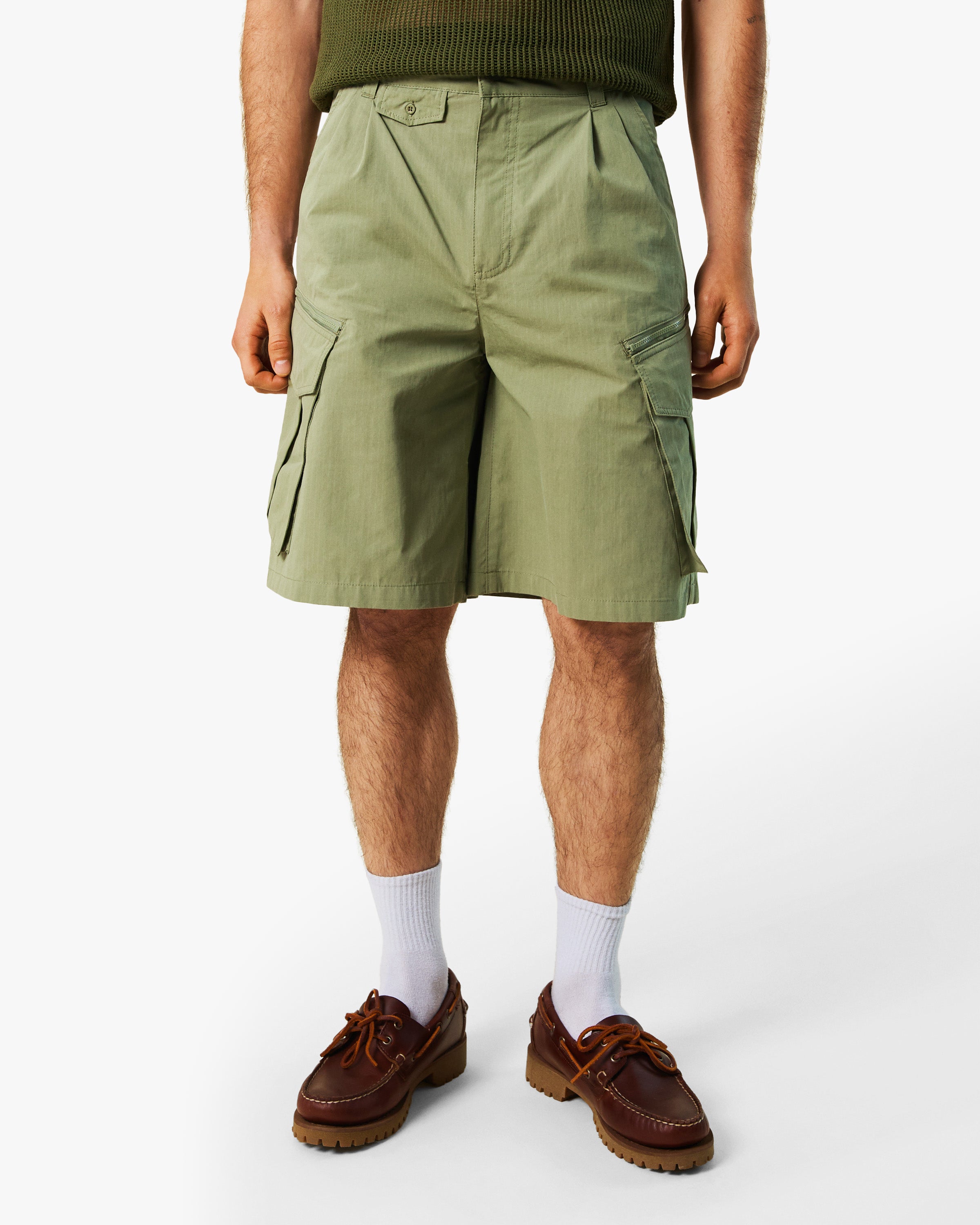 LANZAROTE CARGO SHORTS PALE GREEN