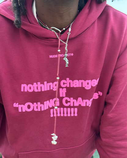 fActs?* HOODIE BURGUNDY