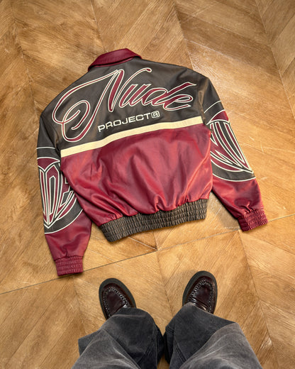 &quot;THE&quot; LEATHER JACKET RED