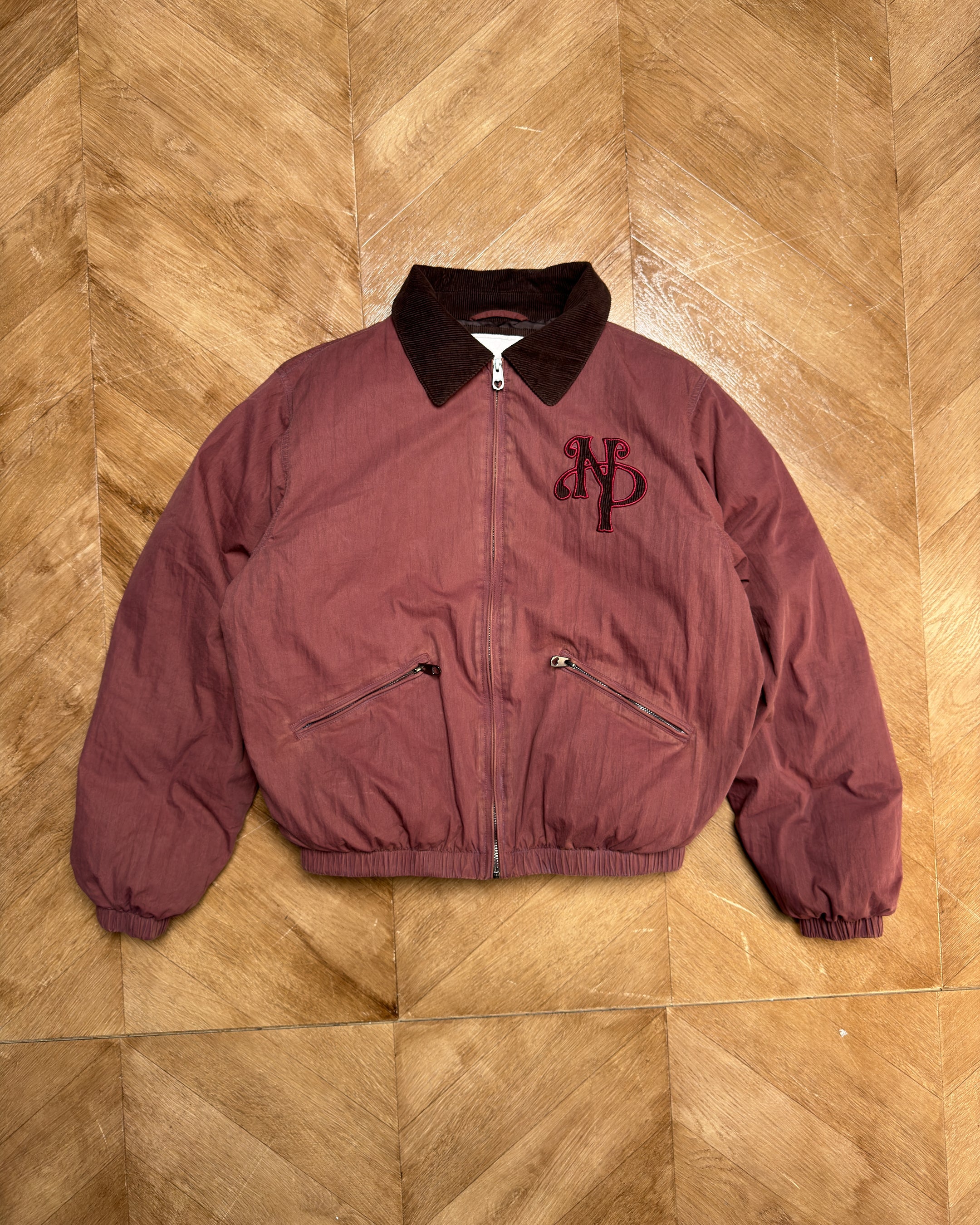 &quot;NOT WORKING&quot; JACKET BURGUNDY