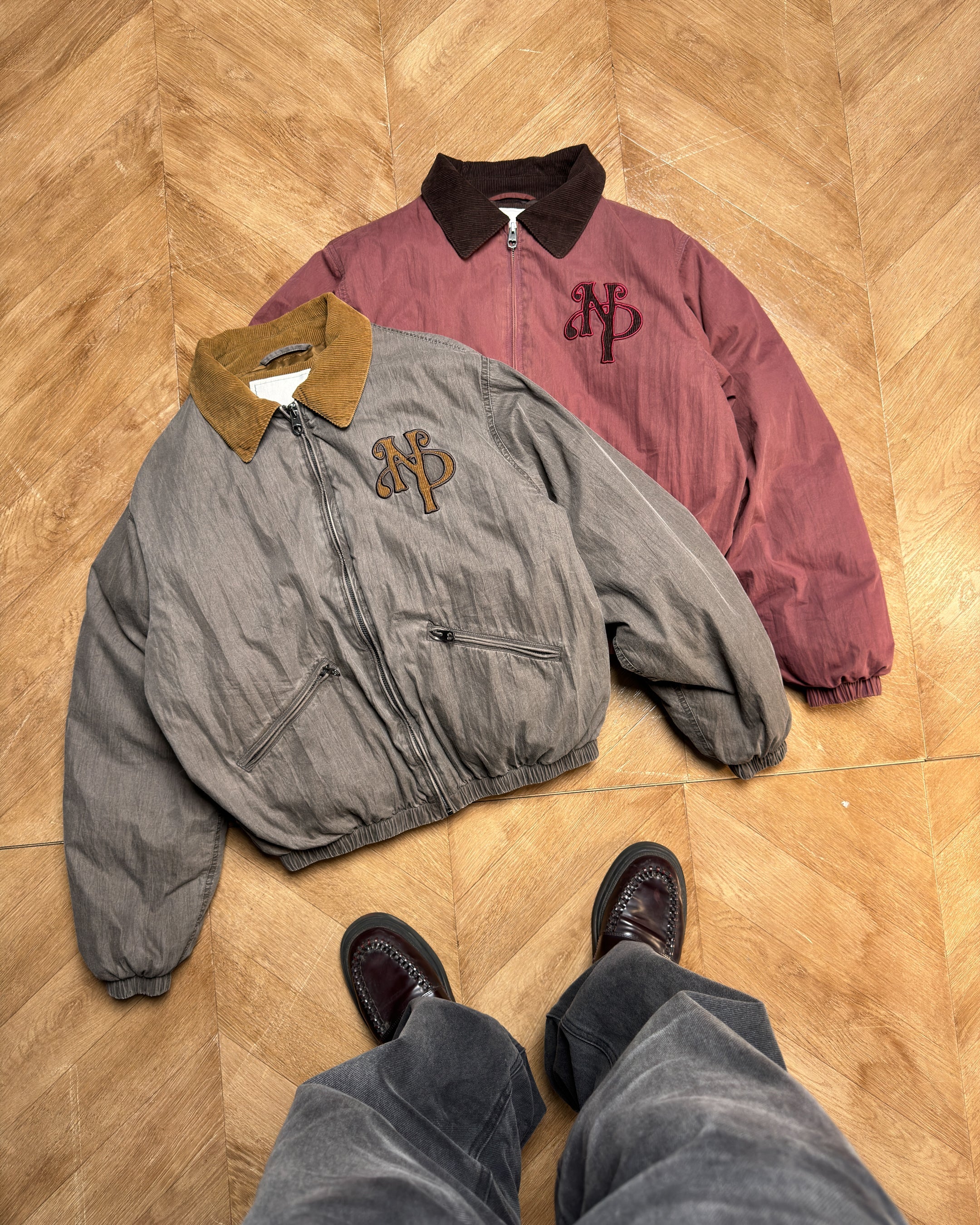 &quot;NOT WORKING&quot; JACKET BURGUNDY