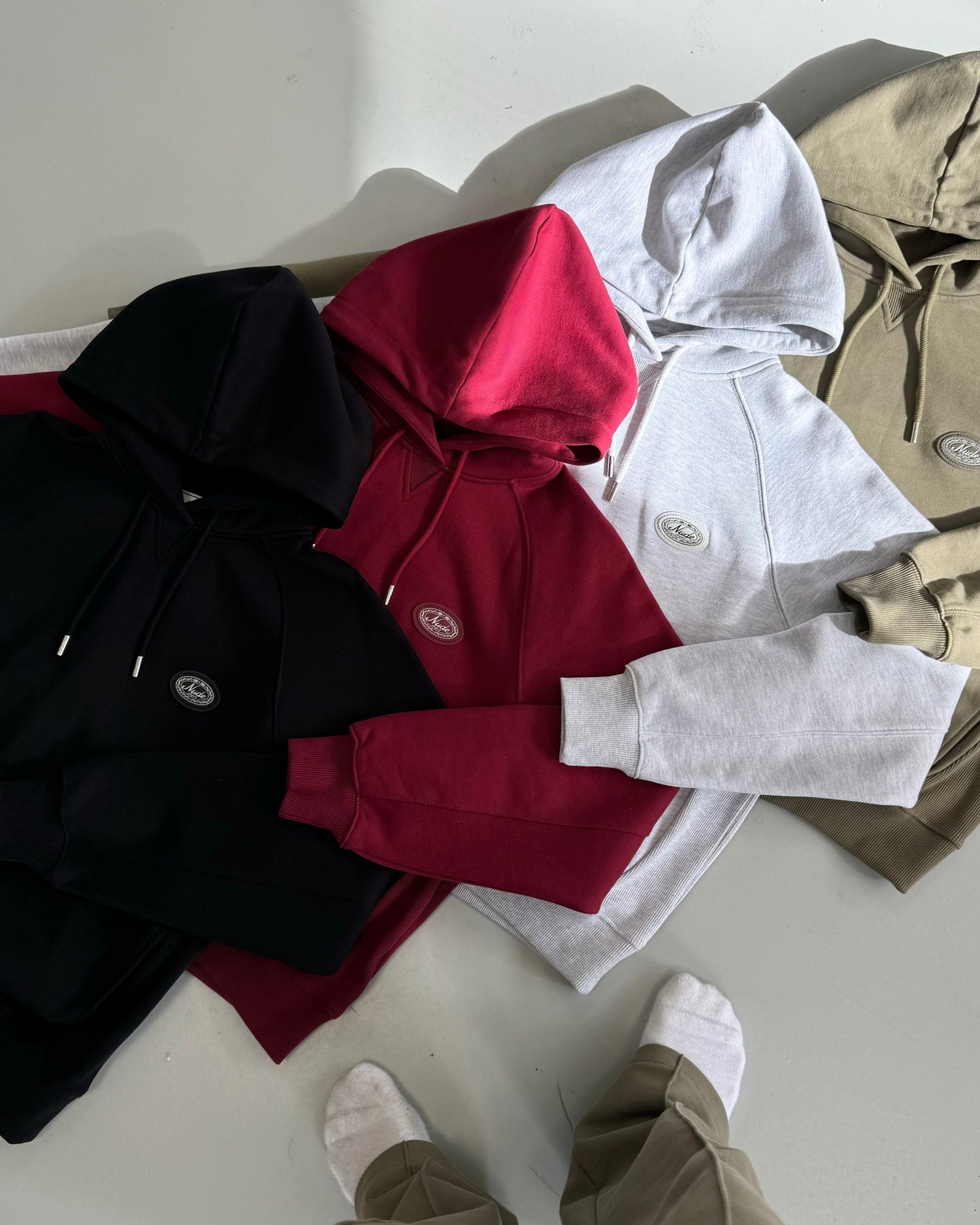 ESSENTIALS HOODIE BURGUNDY