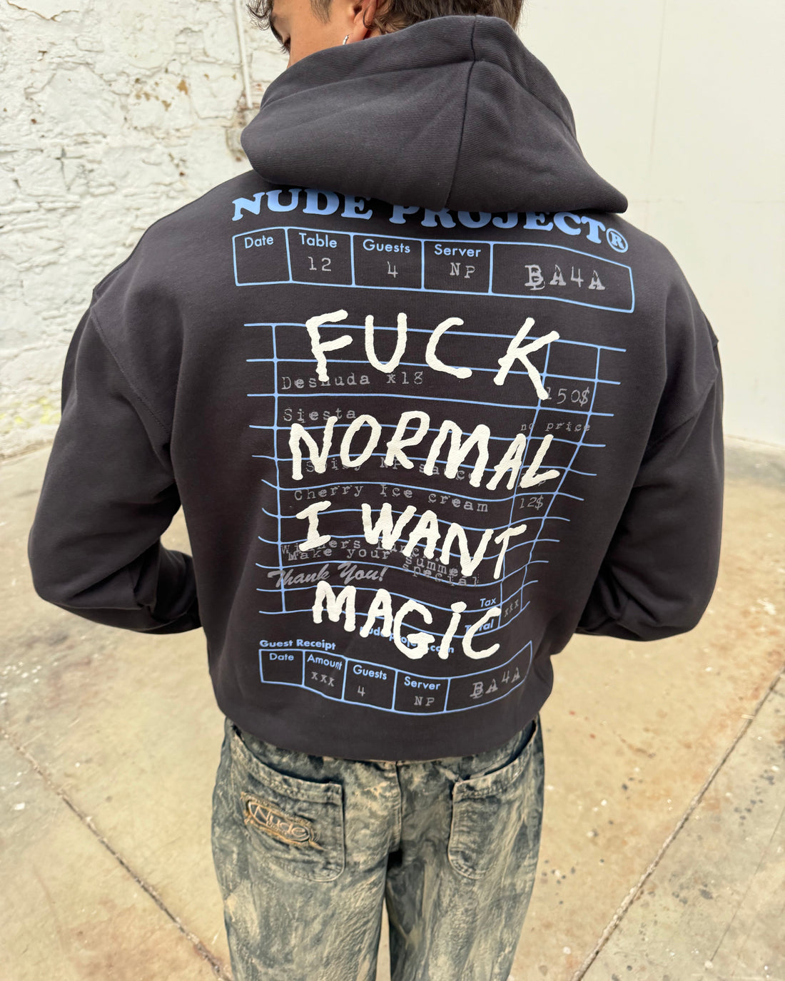 FUCK NORMAL HOODIE BLACK