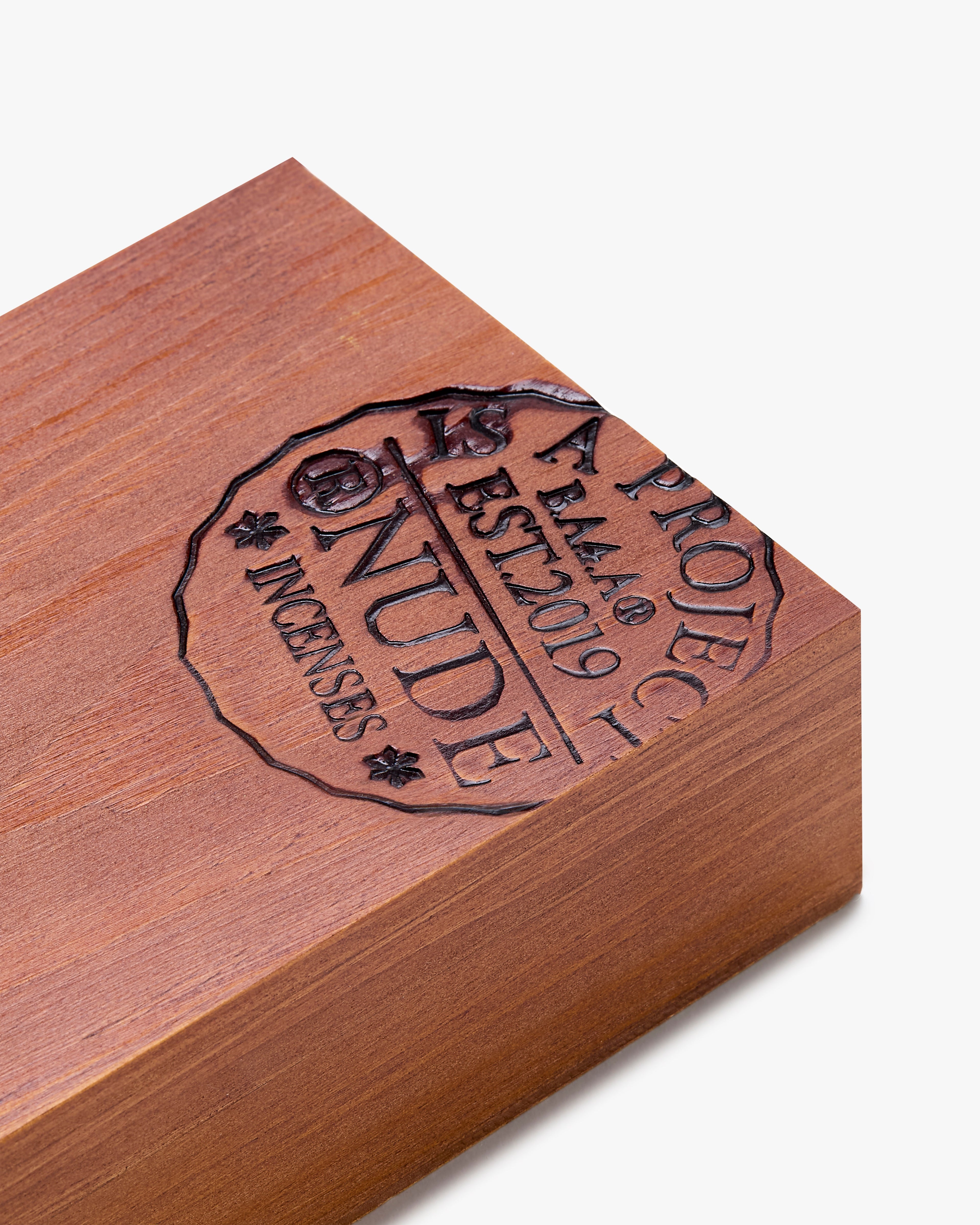 INCENSE WOODEN BOX