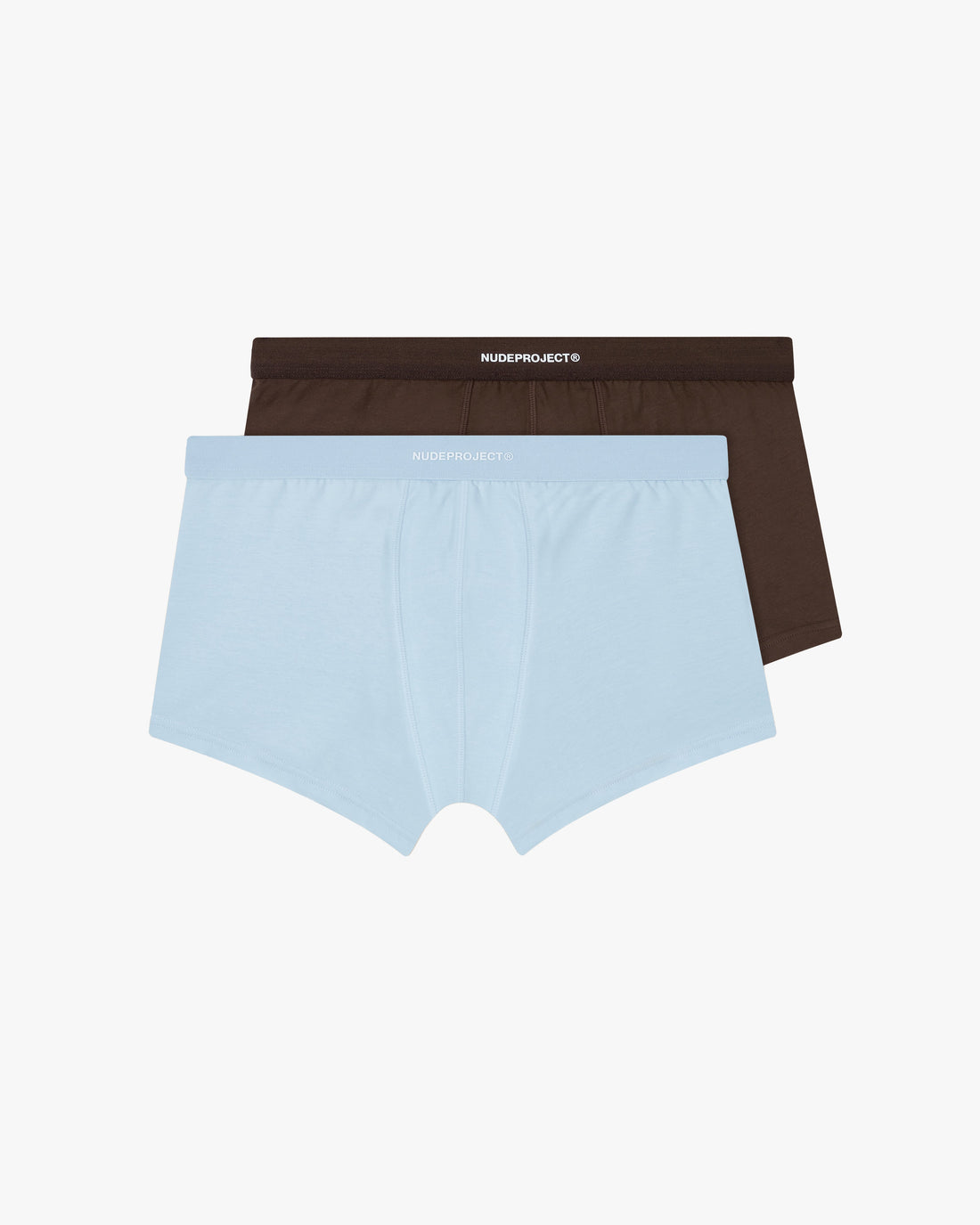 JAKE BOXER BABY BLUE/BROWN 2XPACK