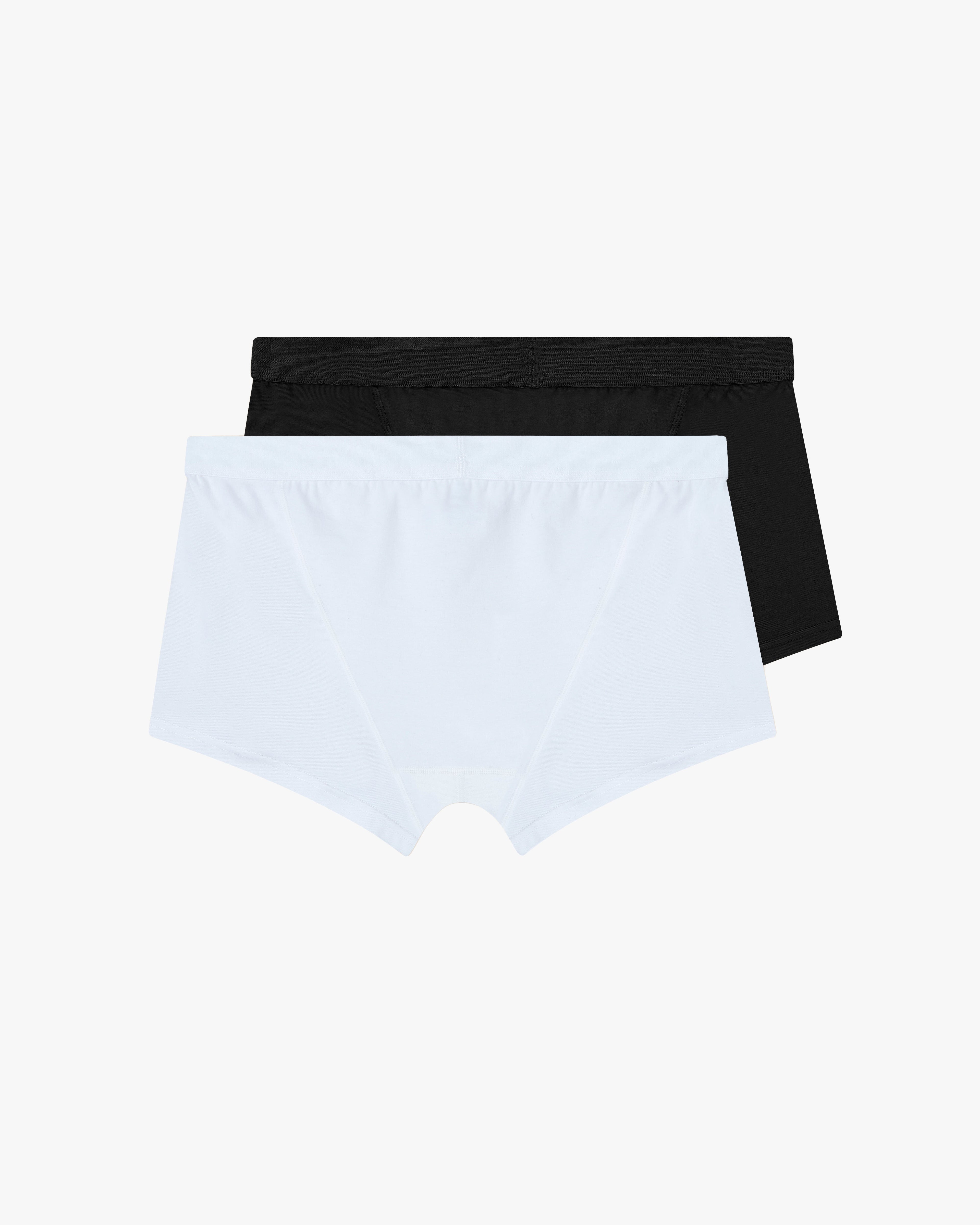 JAKE BOXER WHITE/BLACK 2XPACK