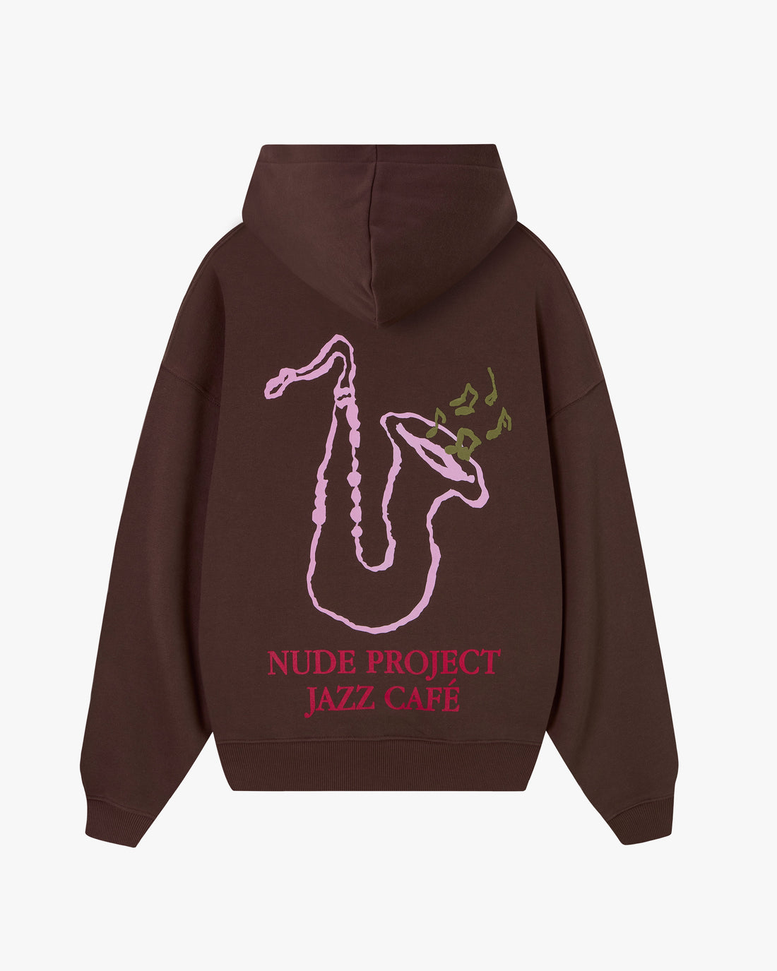 JAZZ CAFÉ HOODIE BROWN