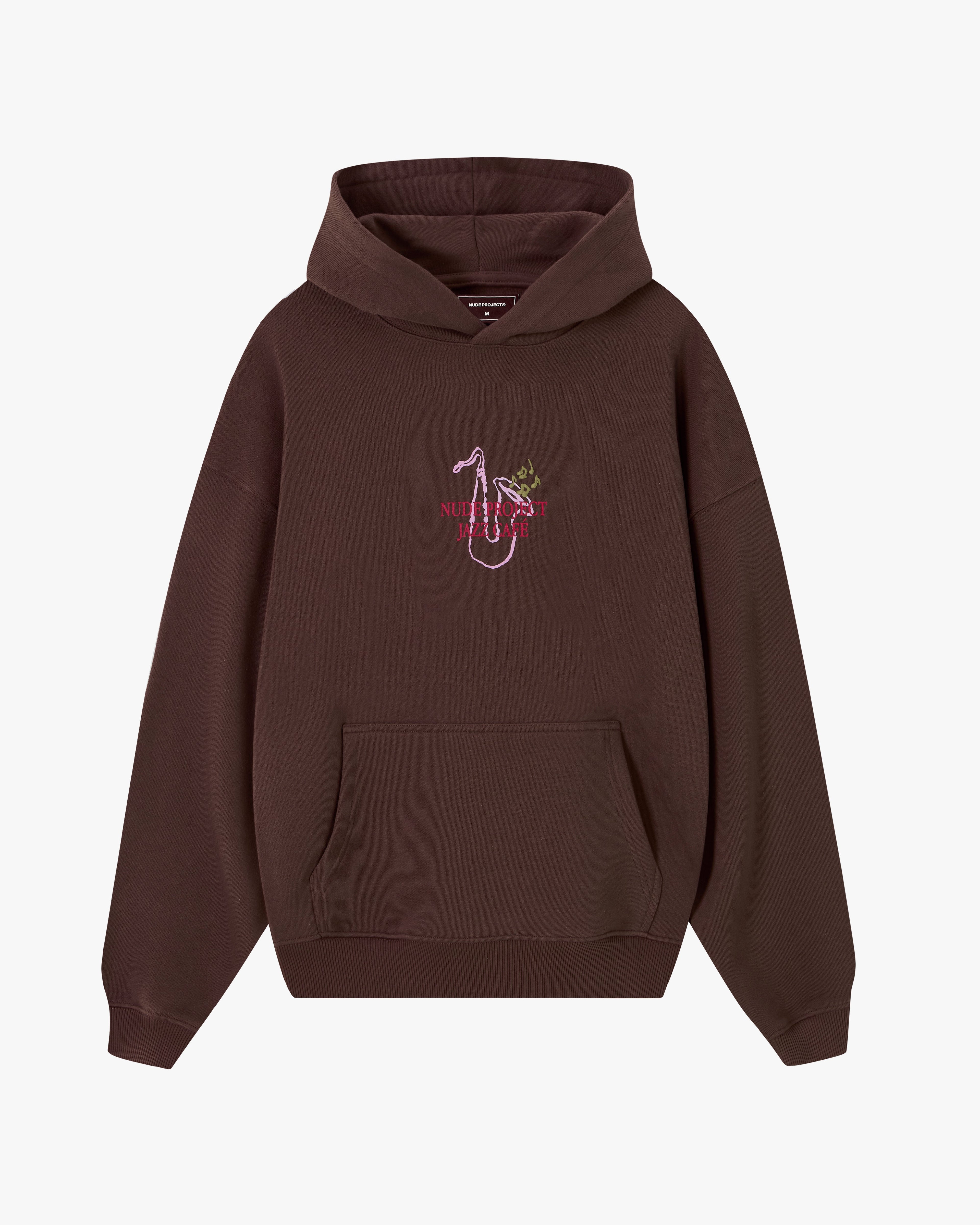 JAZZ CAFÉ HOODIE BROWN