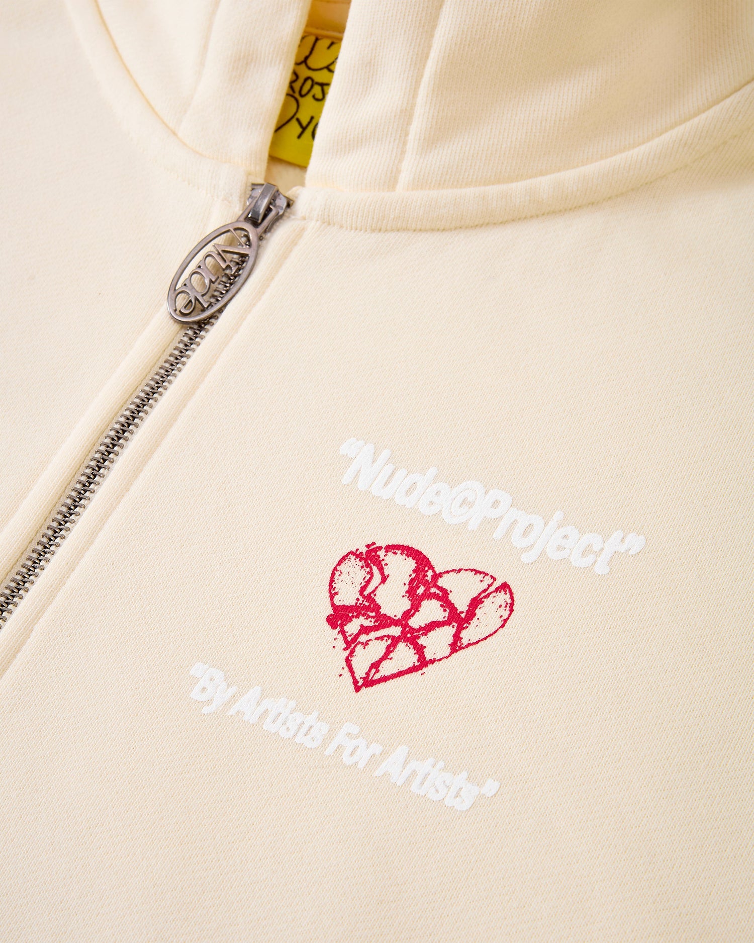 HEARTBROKEN ZIP-UP MARSHMALLOW